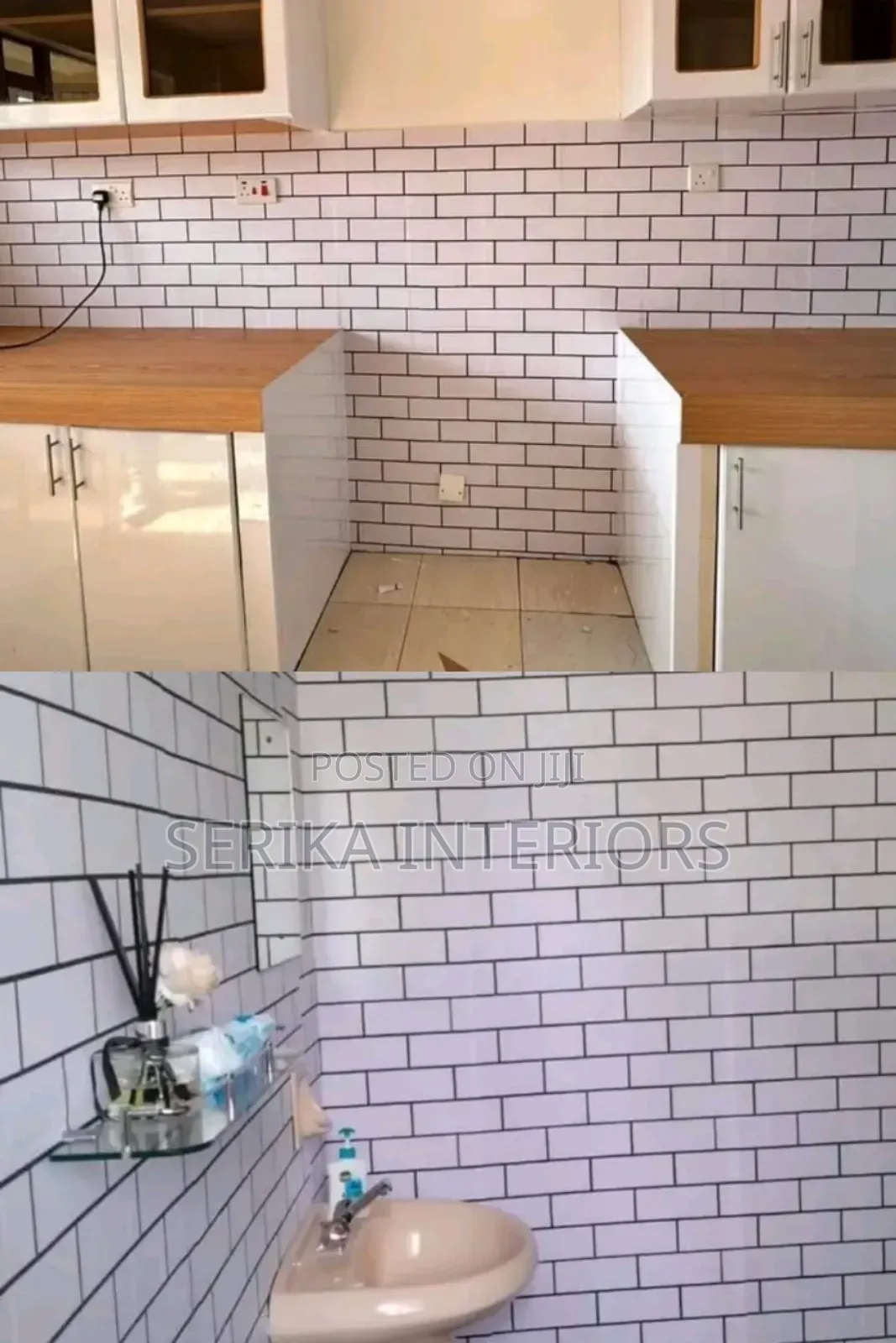Kitchen Walls Contact Paper Environmental Friendly Oilproof
