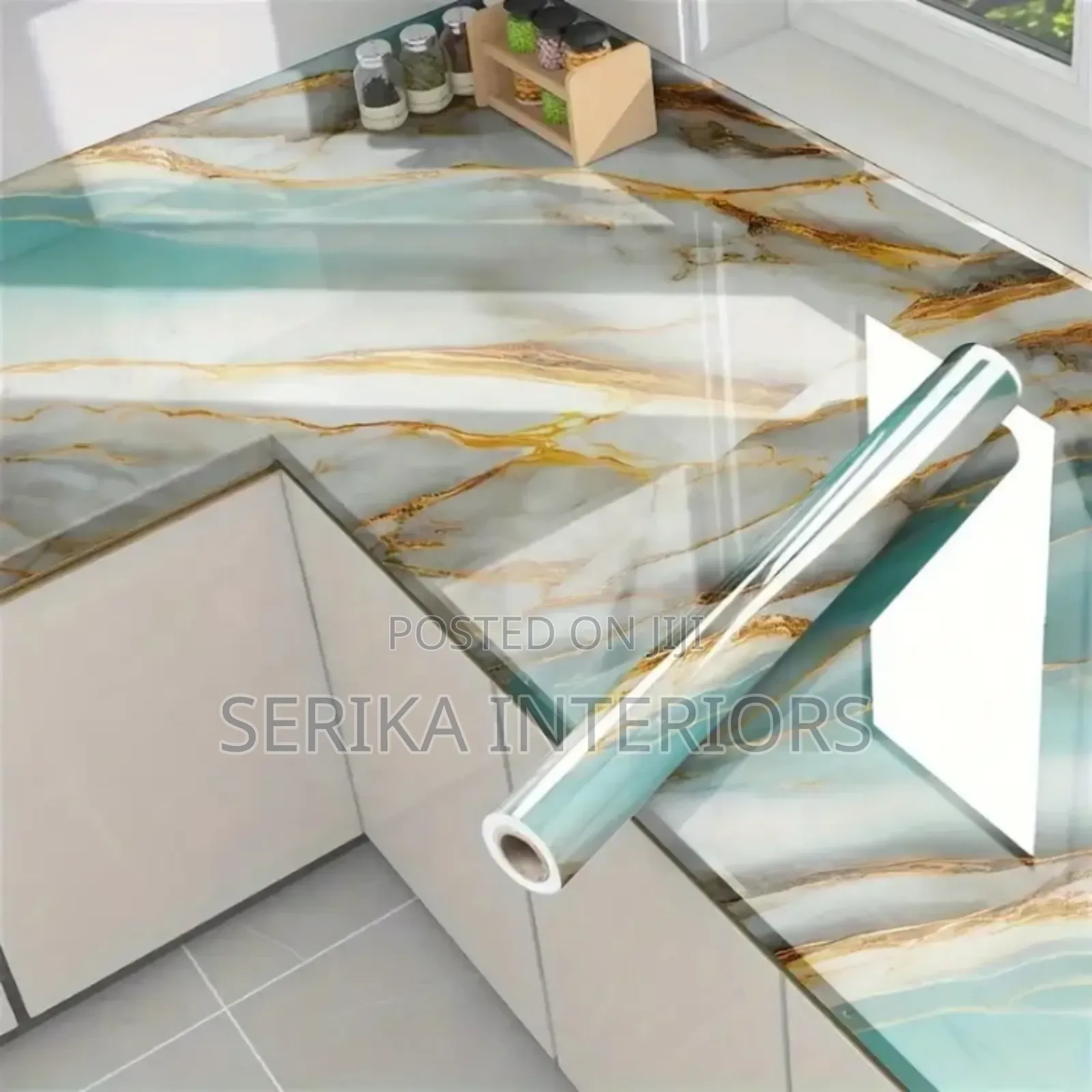 Marble Effect Contact Paper Environmental Friendly