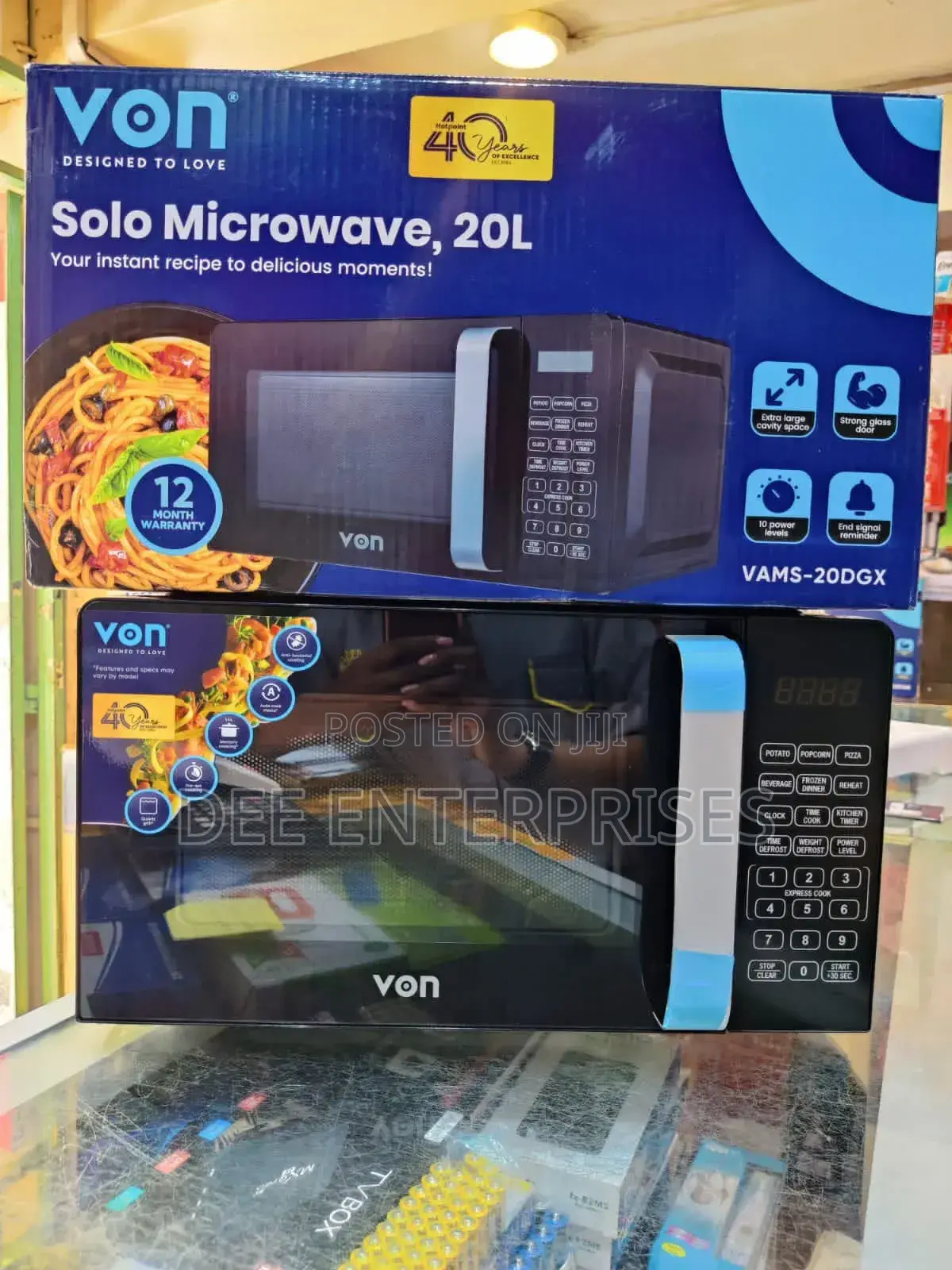 Von Microwave 20l Digital 20dgx