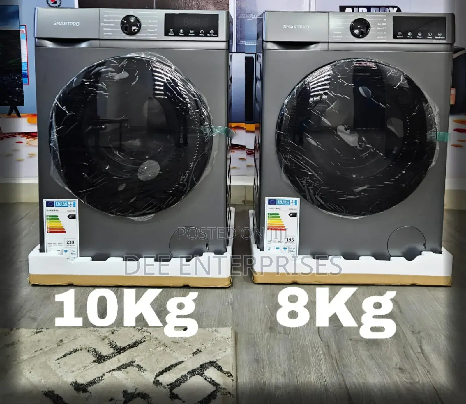 8kg Smartpro Digital Fully Automatic Washing Machine