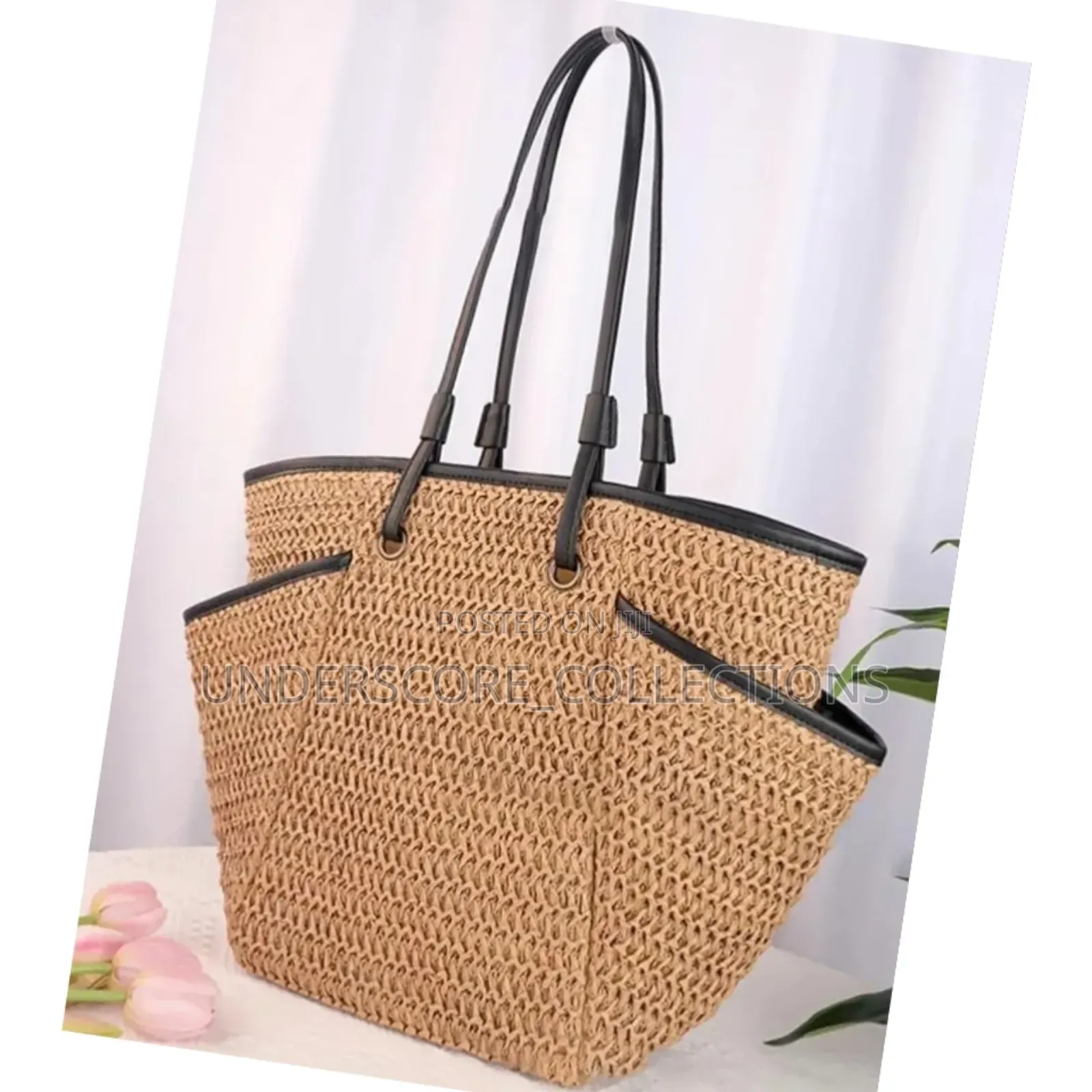 *Large Capacity Women's Straw Tote Bags