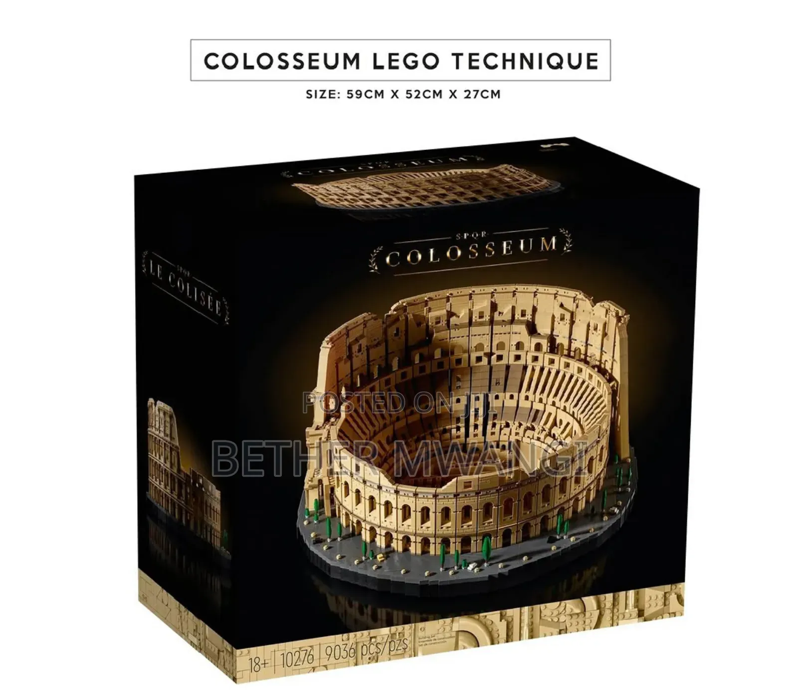 Colosseum Lego Technique in Kenya