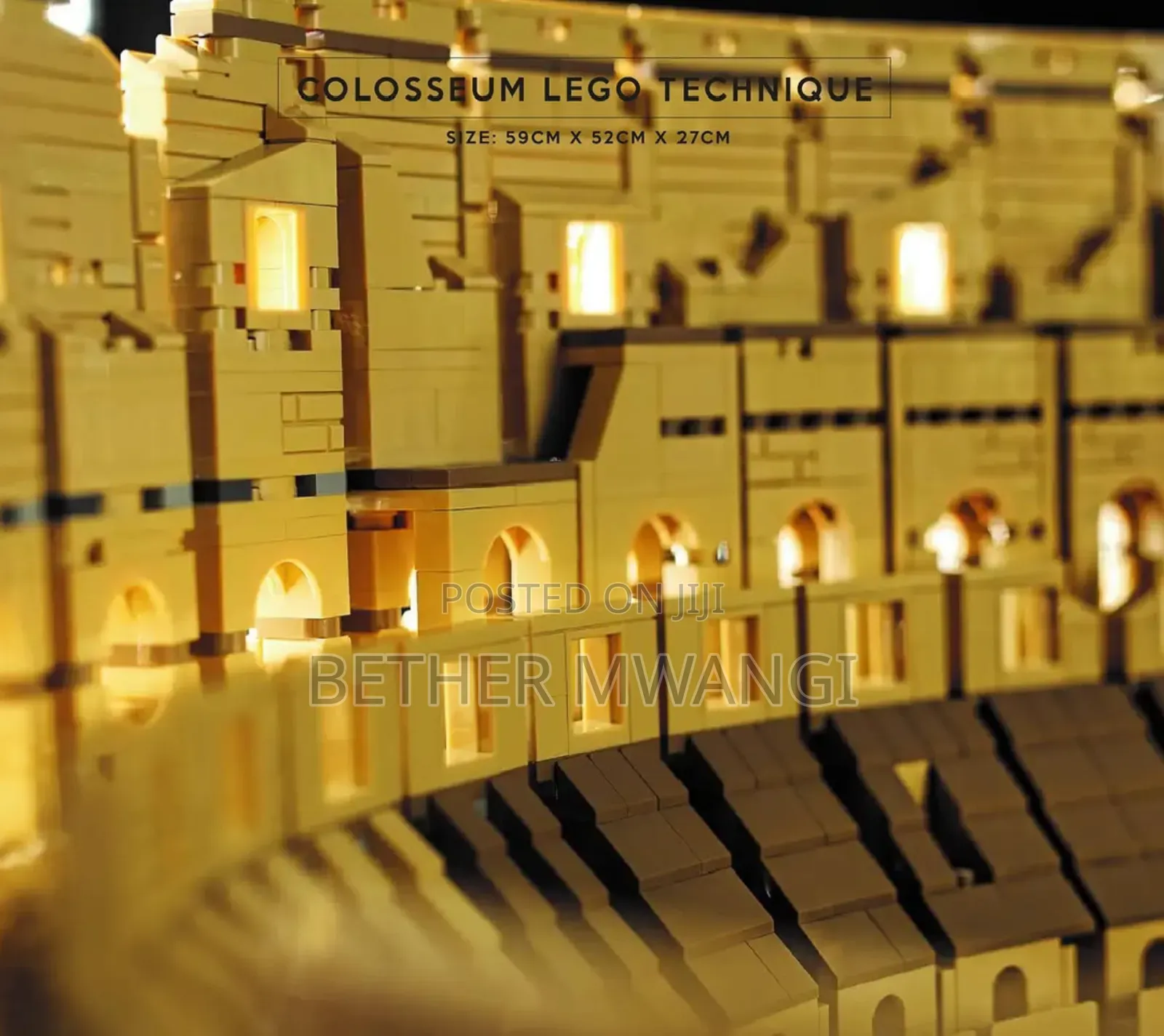 Colosseum Lego Technique in Kenya