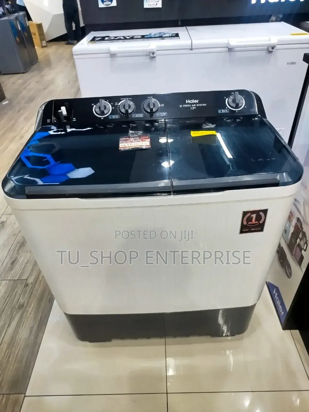 Haier 10kgs Twin Tub Semi Automatic Washing Machine 00