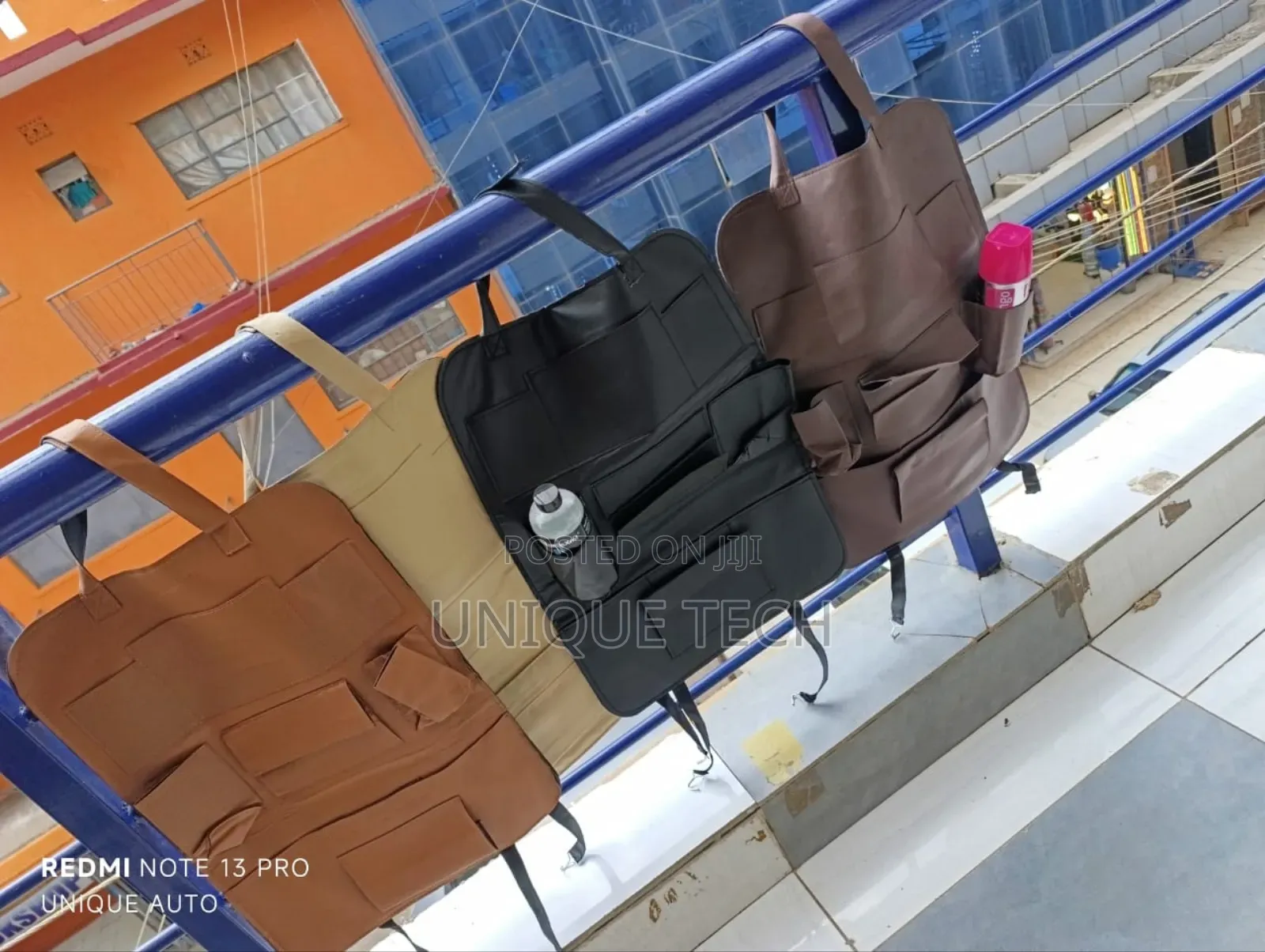 Buy Online Leather Multi-pocket Car Seat Back Organizer