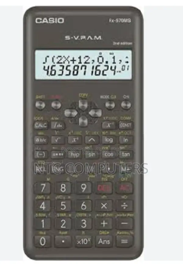 Casio Fx-570ms Non-Programmable Scientific Calculator