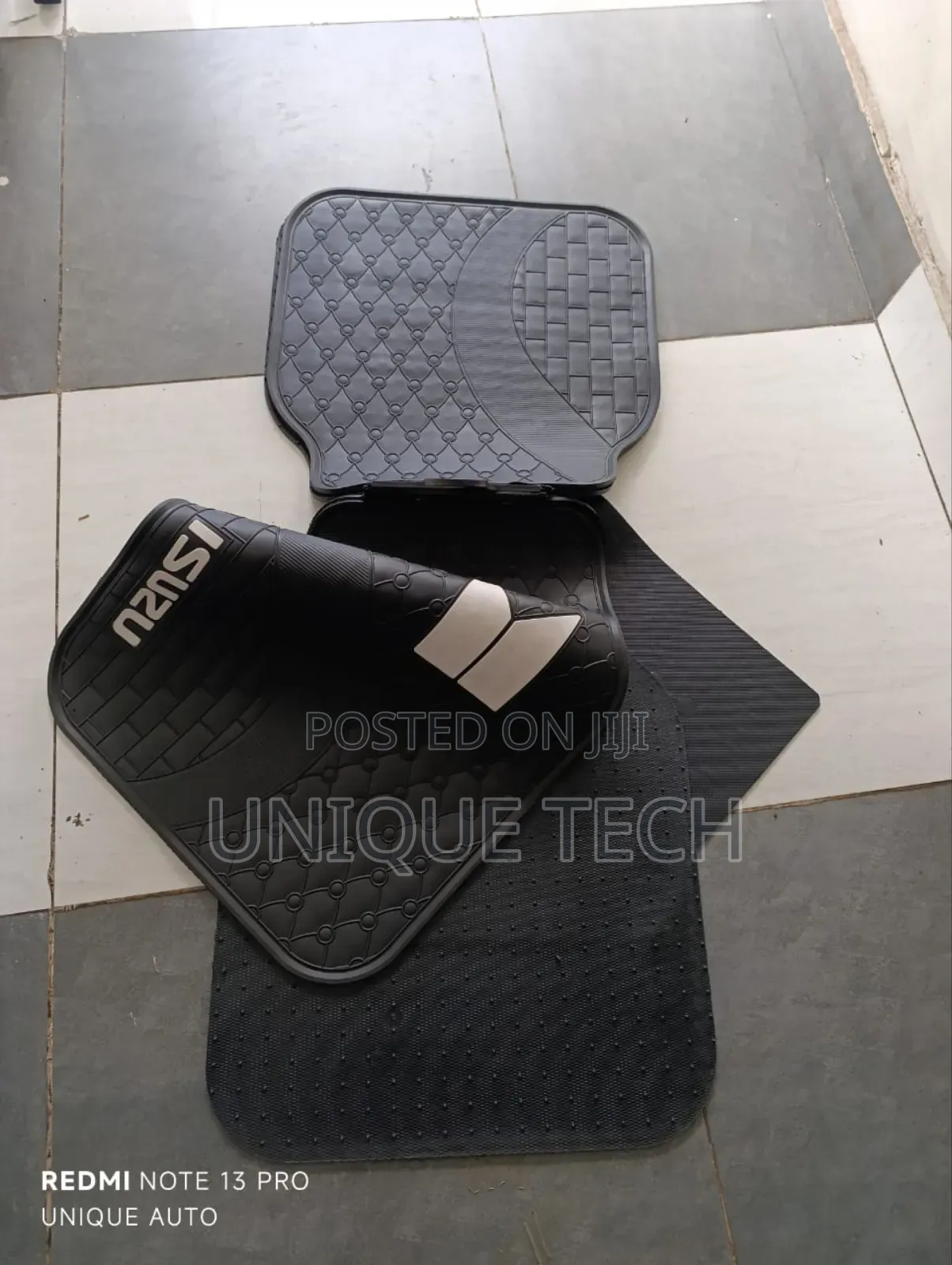 Buy Online Isuzu Rubber Floor Mat Anti-Slip Design