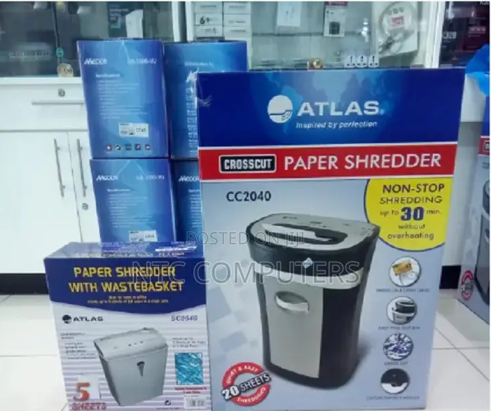 Atlas Cc2040 Crosscut 20 Sheets Paper Shredder