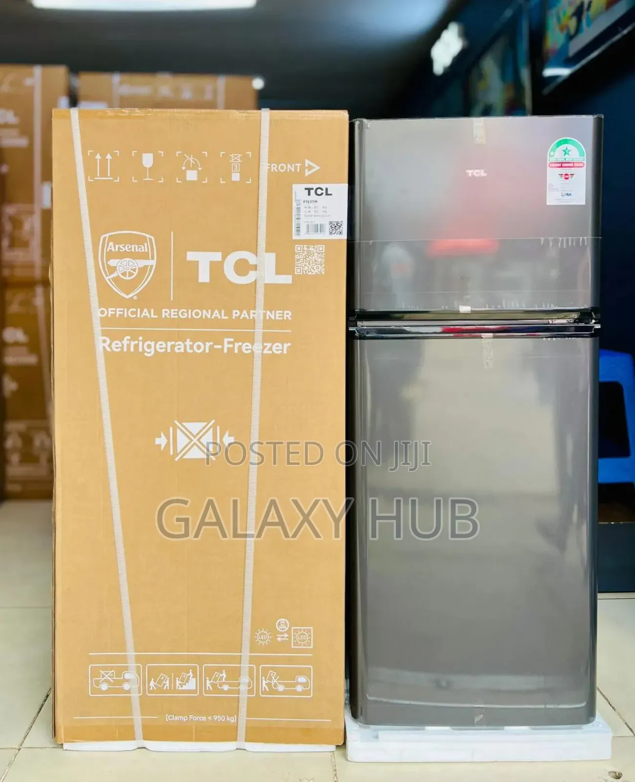 TCL Double Door Refrigerator 138litres