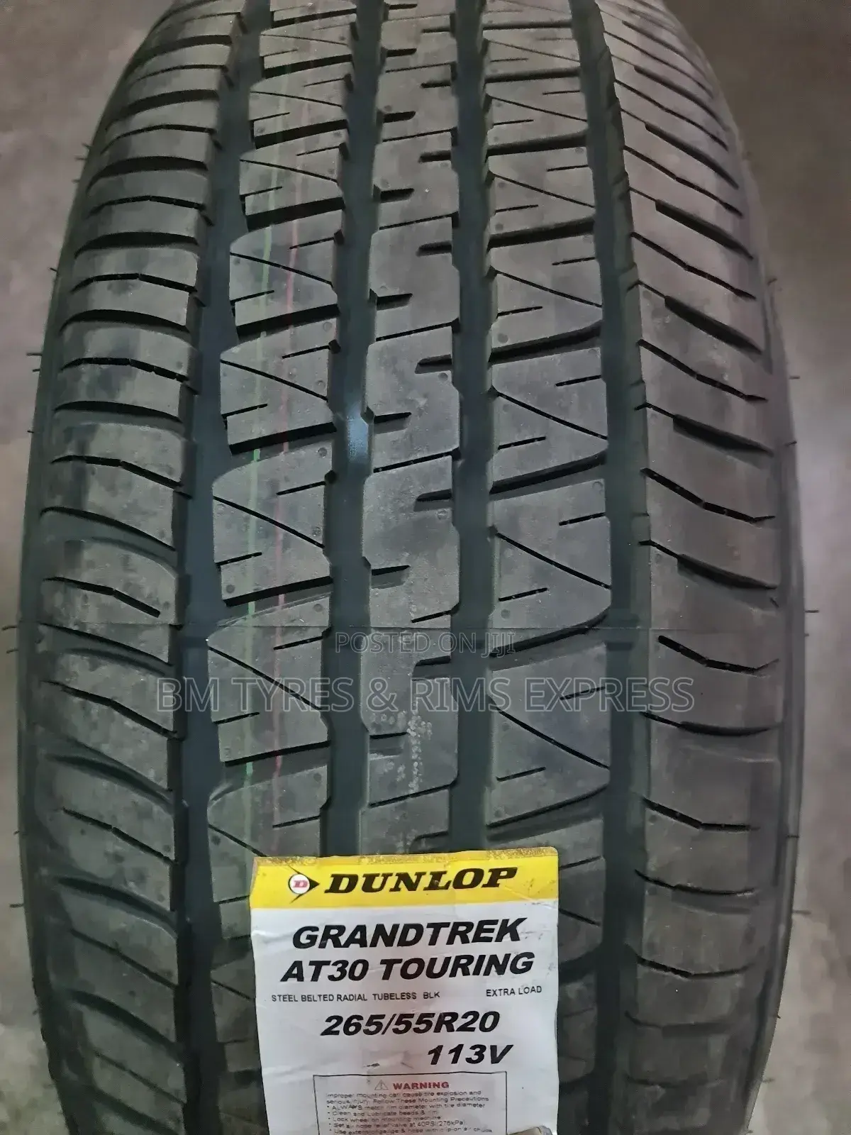 265 /55 R20 Dunlop Tyres (All Terrrain)