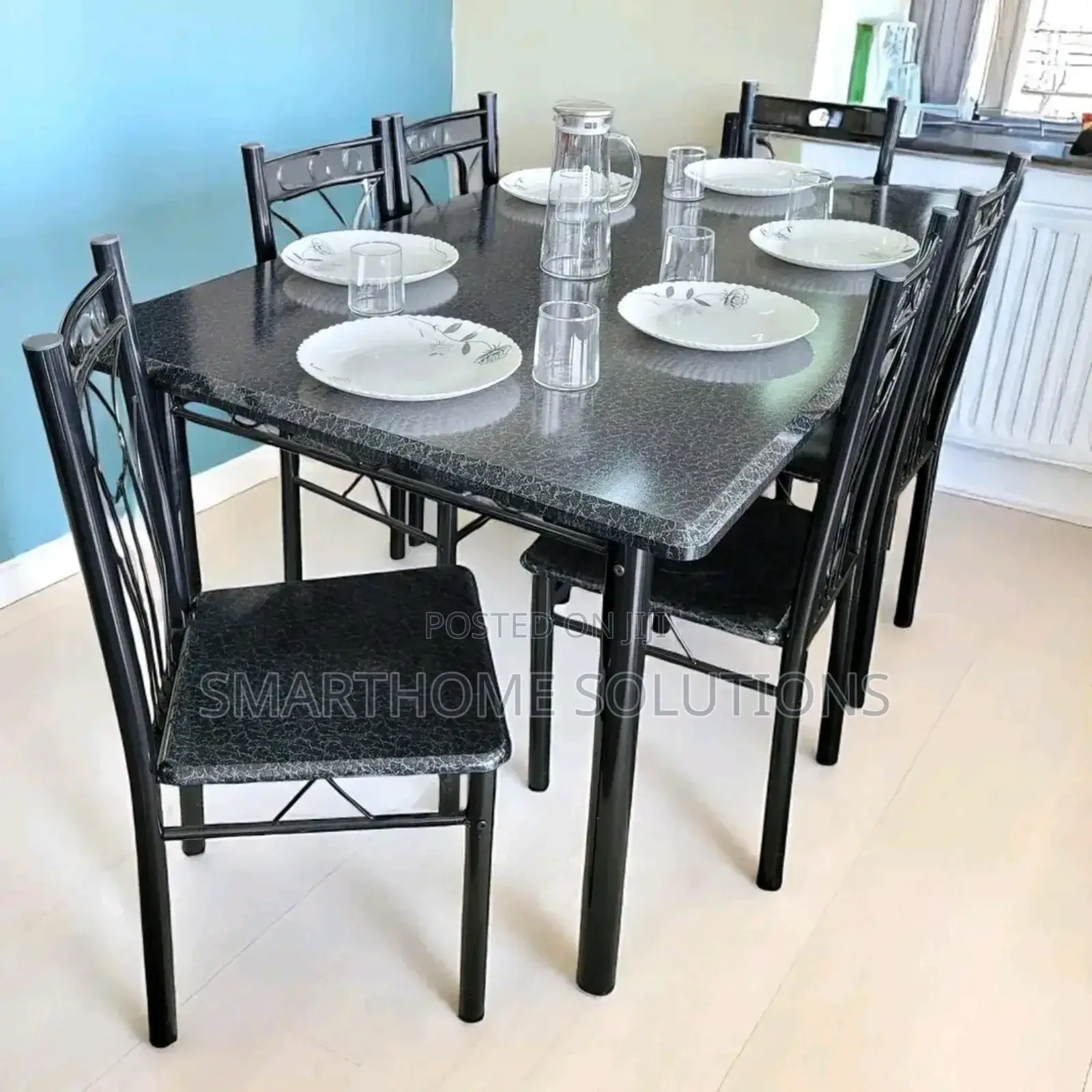 Dinning Executive 6 Sitter Glass Dining Table