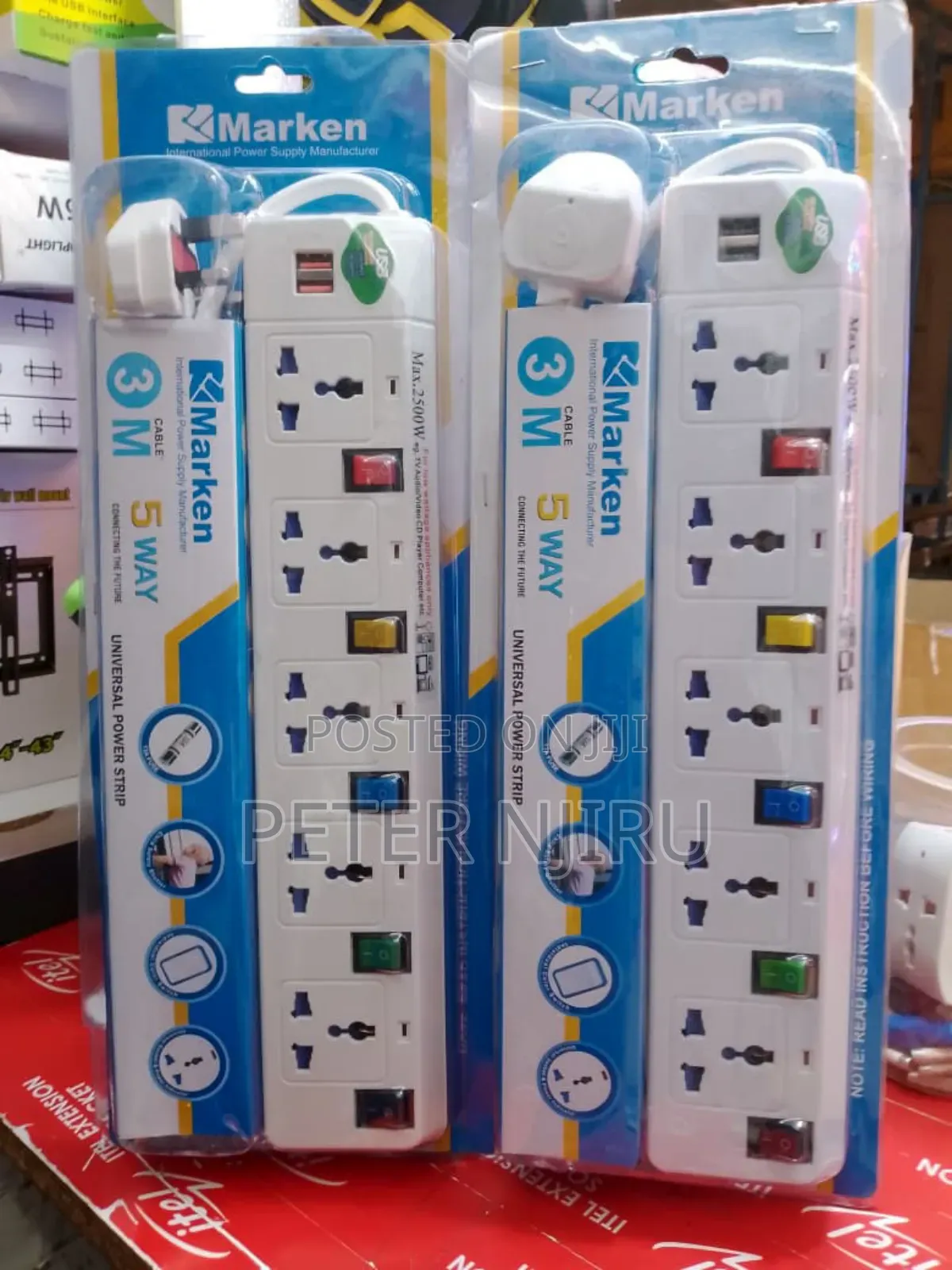 Extension With Usb Port 5way
