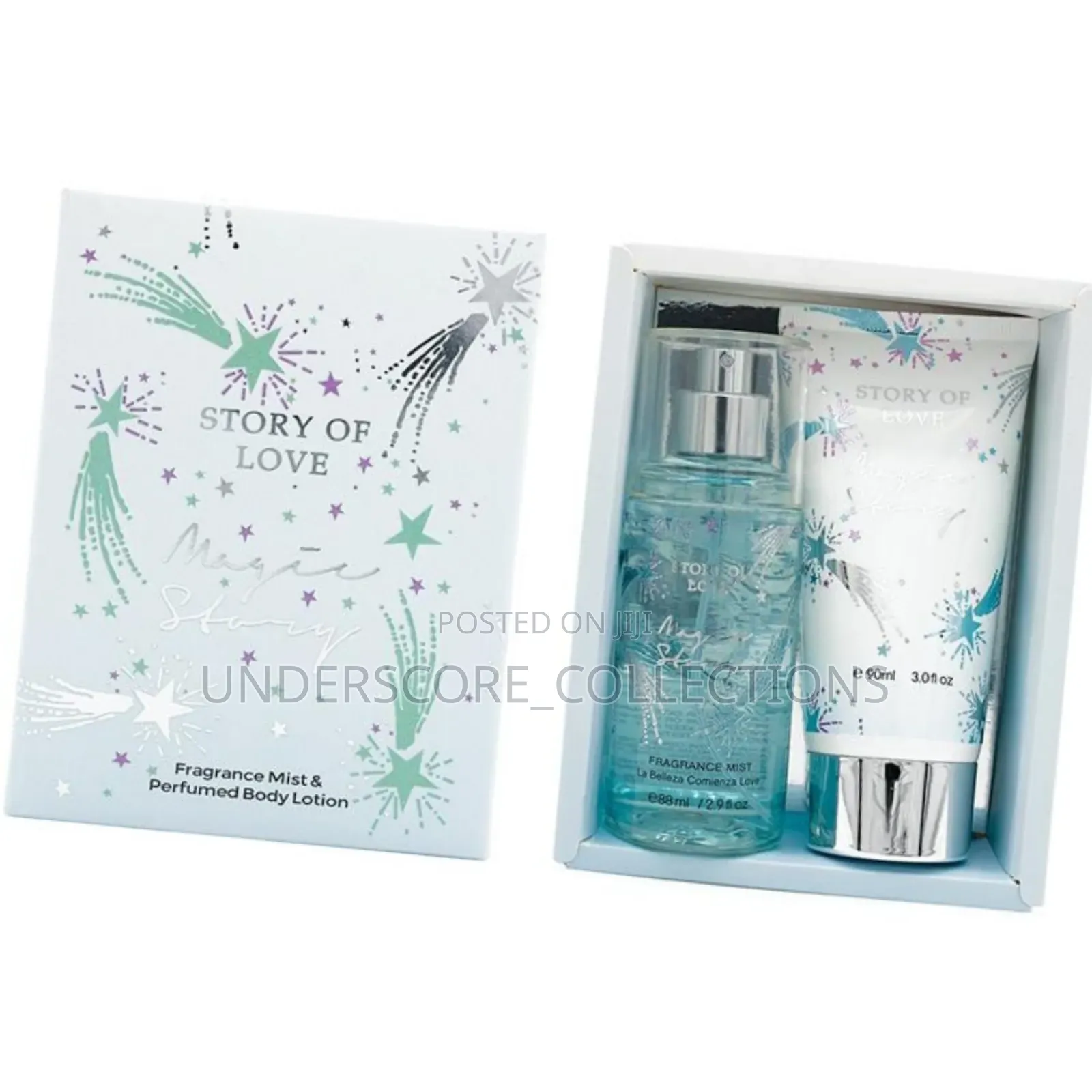 .*Ladies Perfumed Body Mist + Perfumed Body Lotion Set