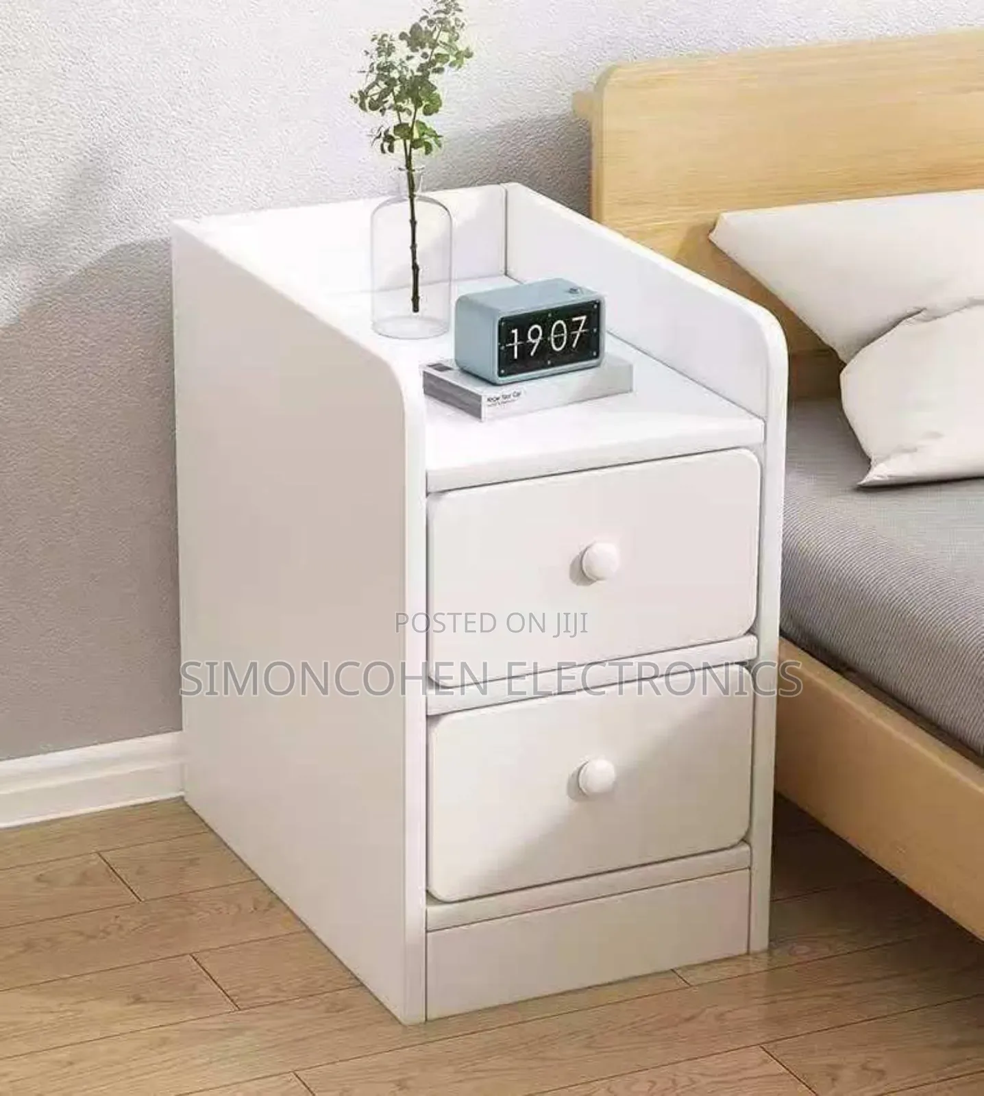 Bedside Table With Drawers Wooden