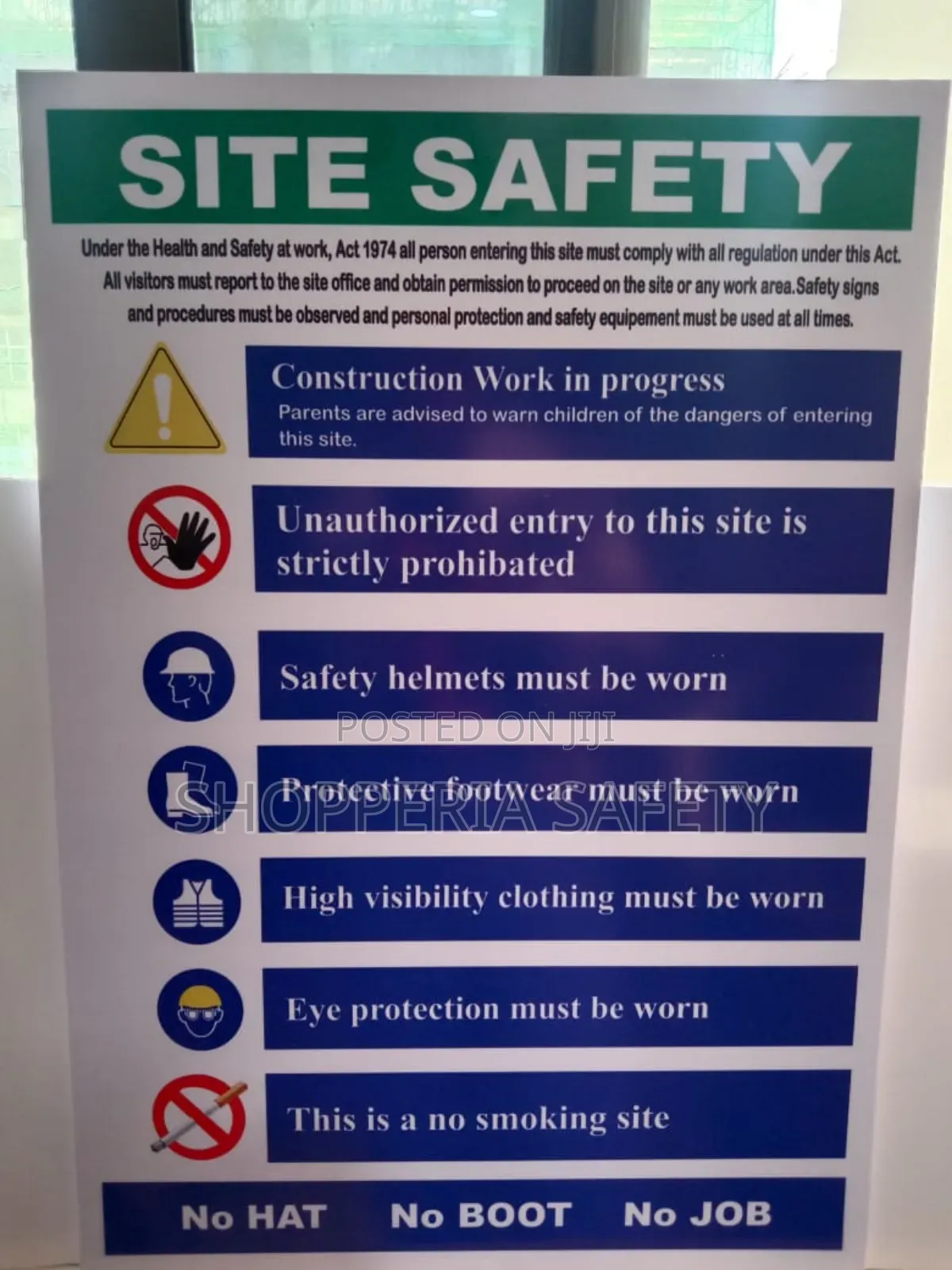 Construction Site Safety Signages- A1
