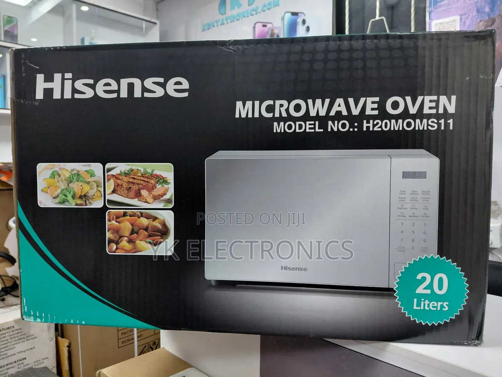 Hisense 20l Microwave H20moms11 (Silver)