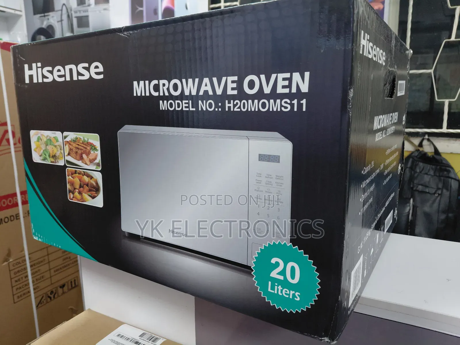 Hisense 20l Microwave H20moms11 (Silver)
