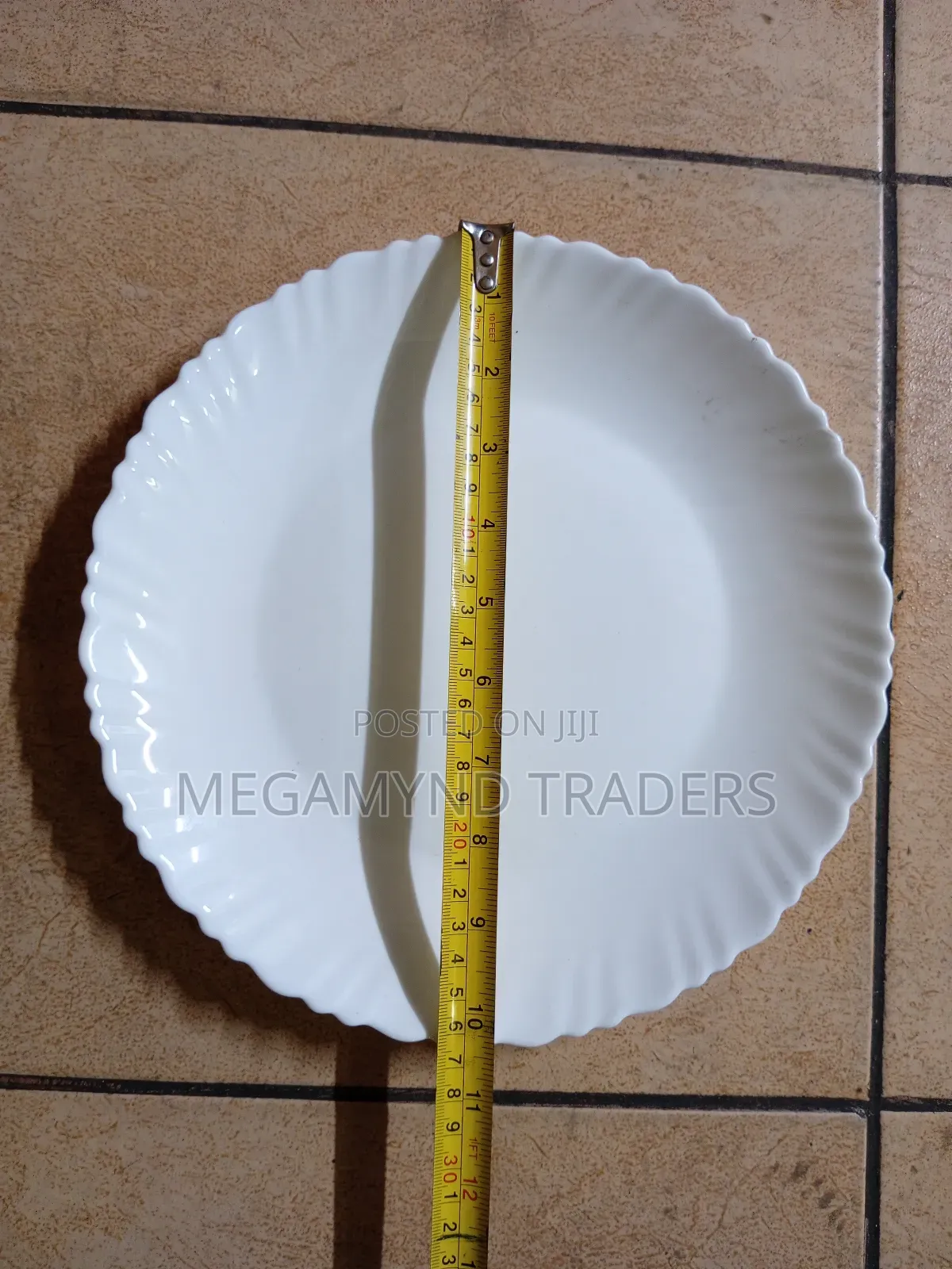 Glass Dinner Plates 6pc