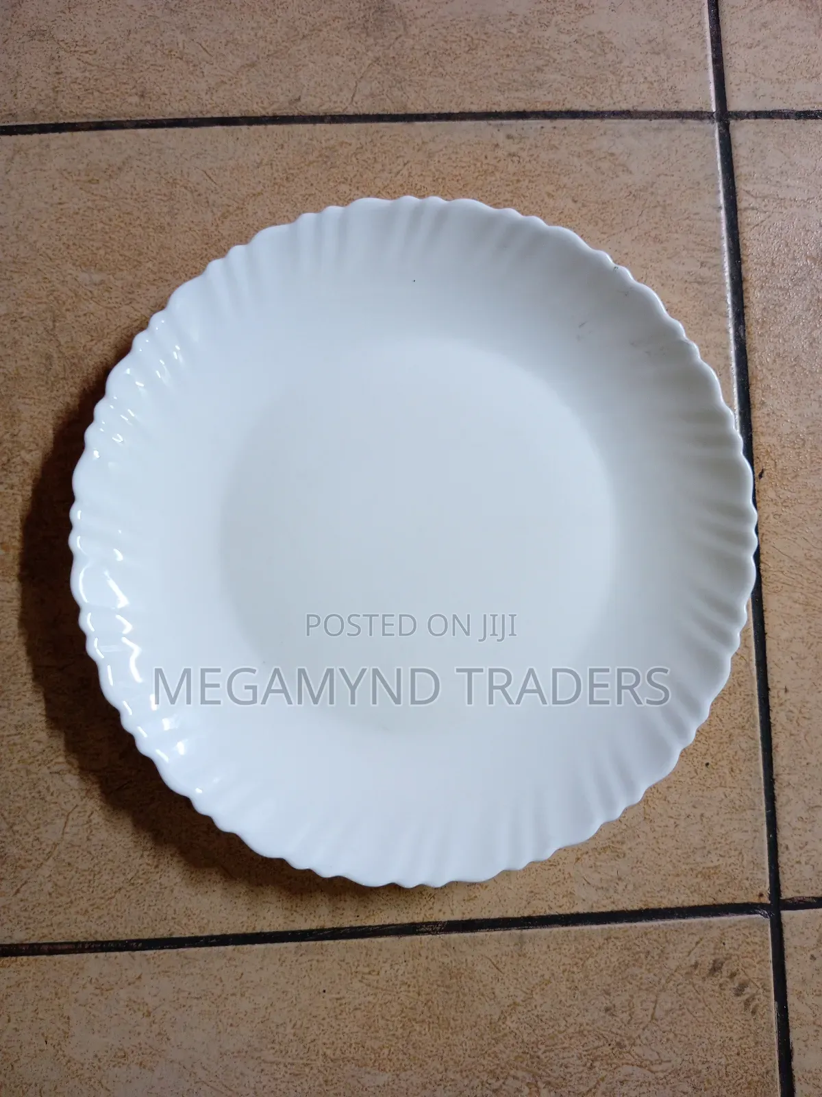 Glass Dinner Plates 6pc