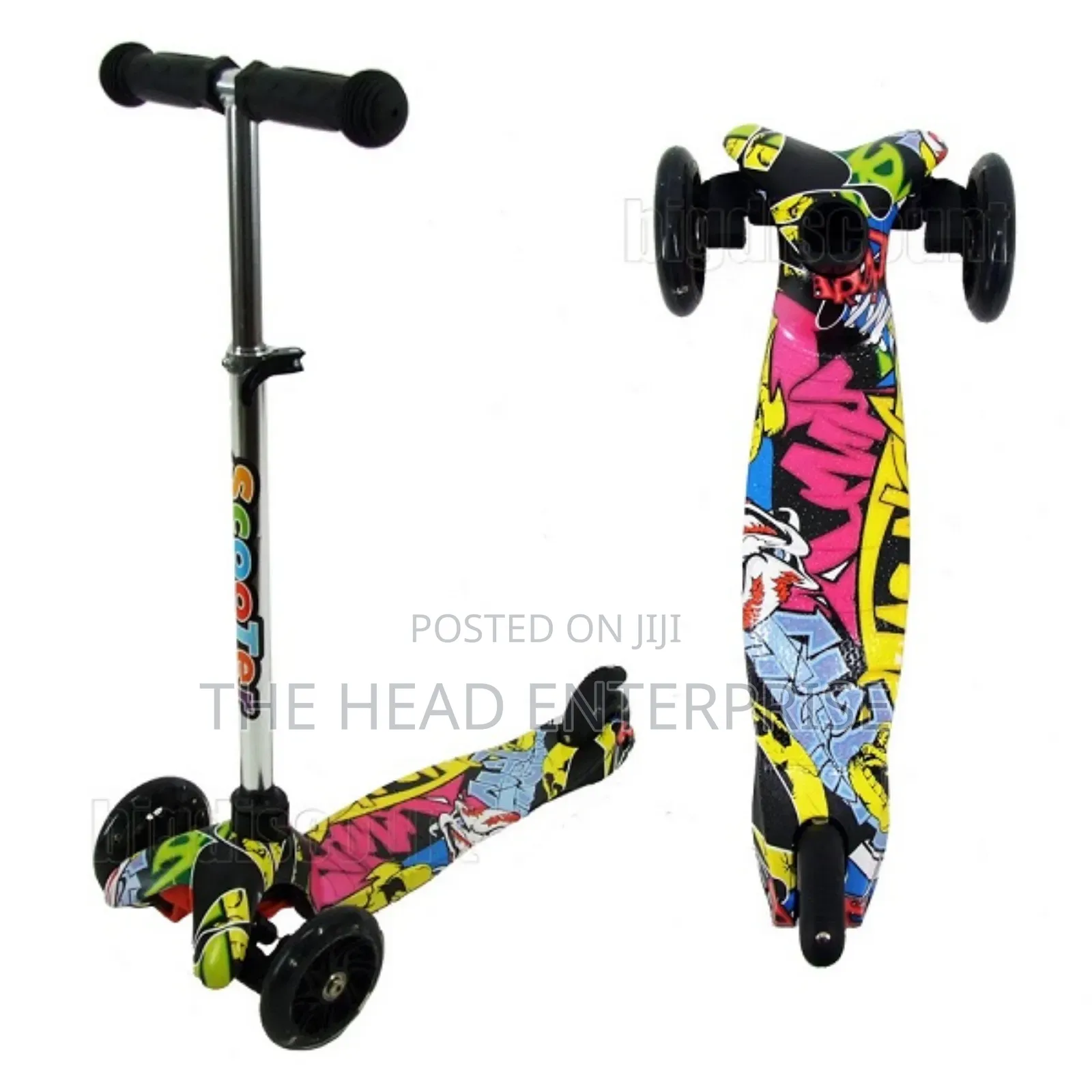 Brandnew Scooter for Kids Upto 7yrs With Removable Handle/Adjustable