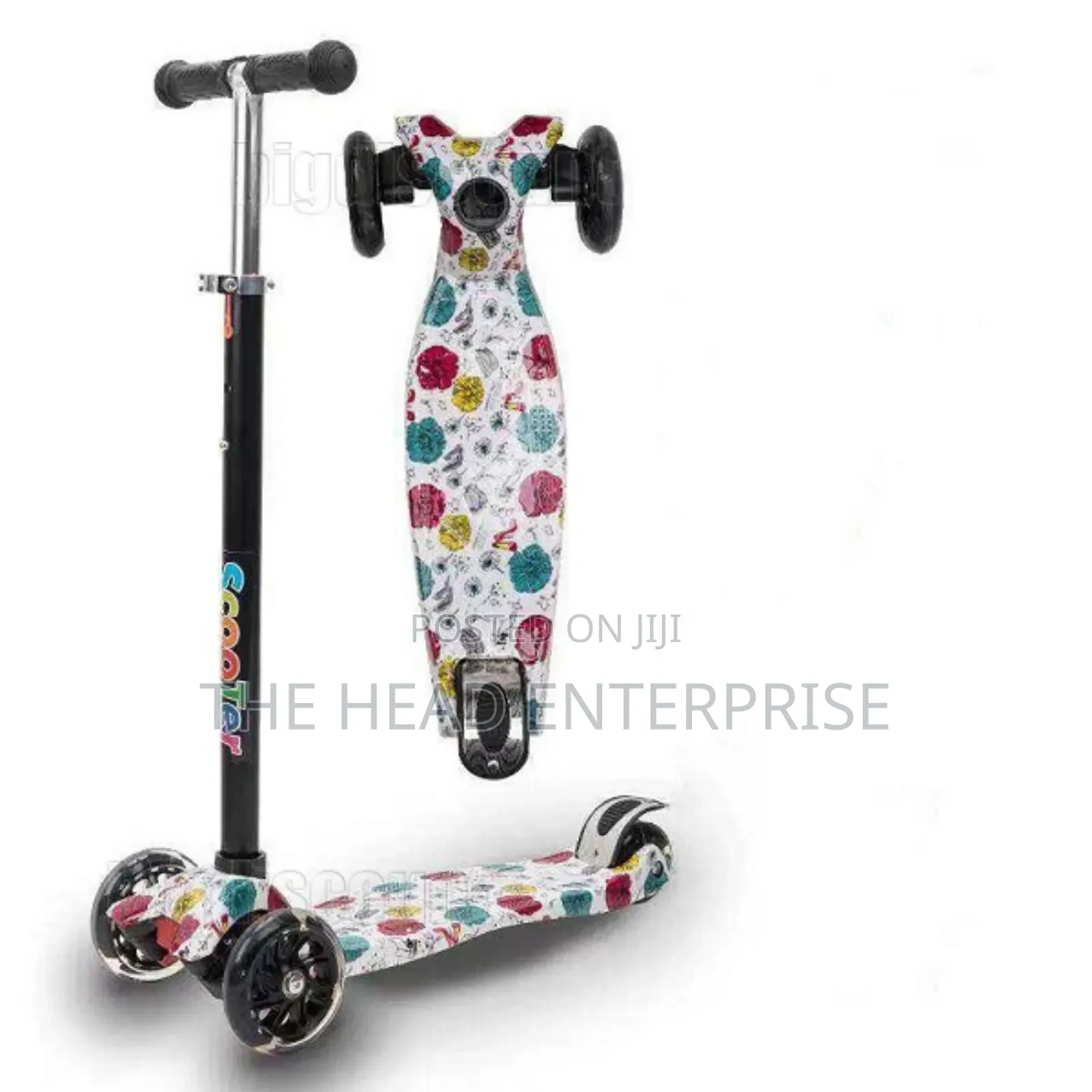 Recommended Scooter for Kids Upto 7yrs With Adjustable Handle/Removabl