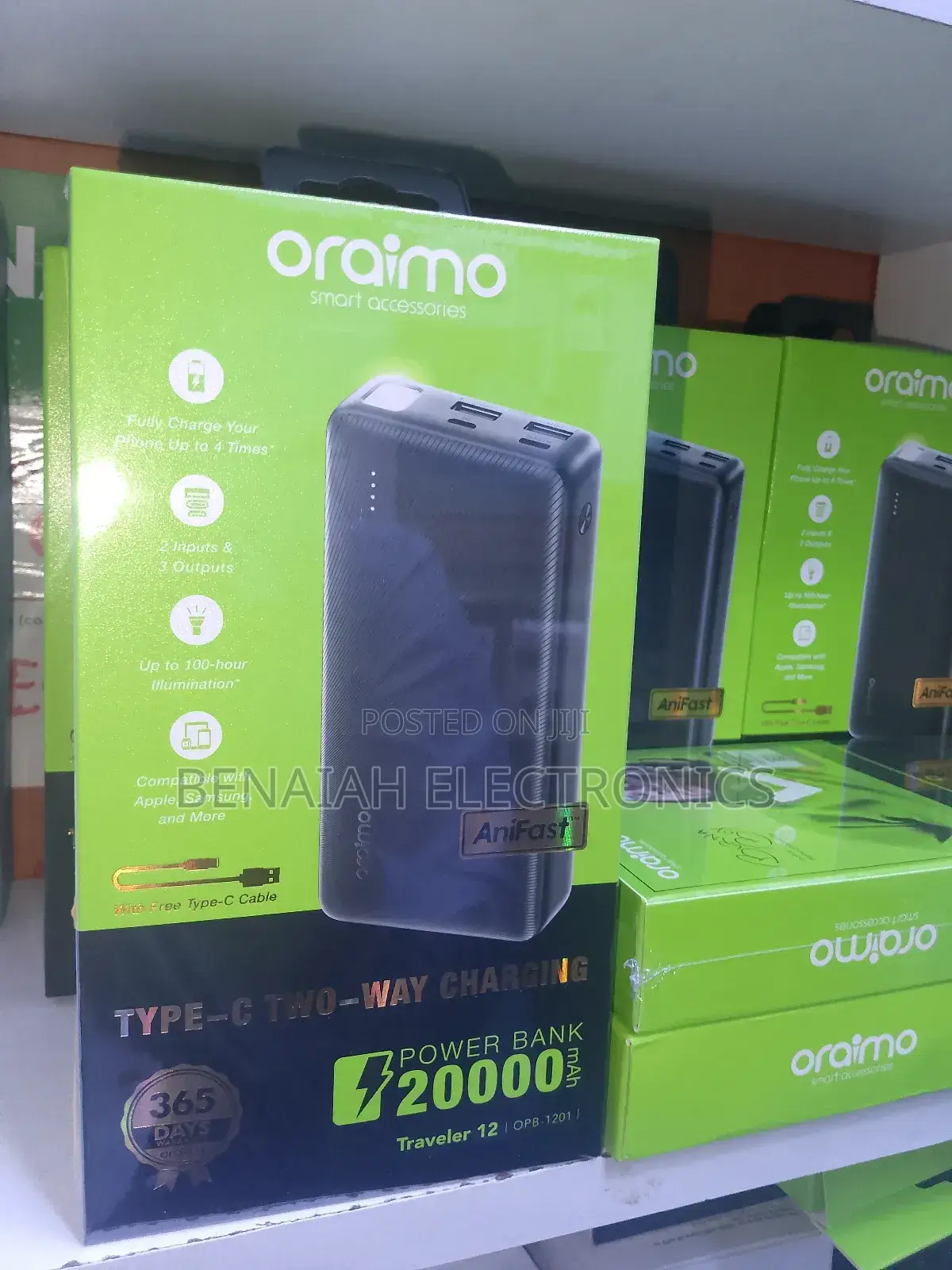 Oraimo Powerbank 20000mah Legendary Performance