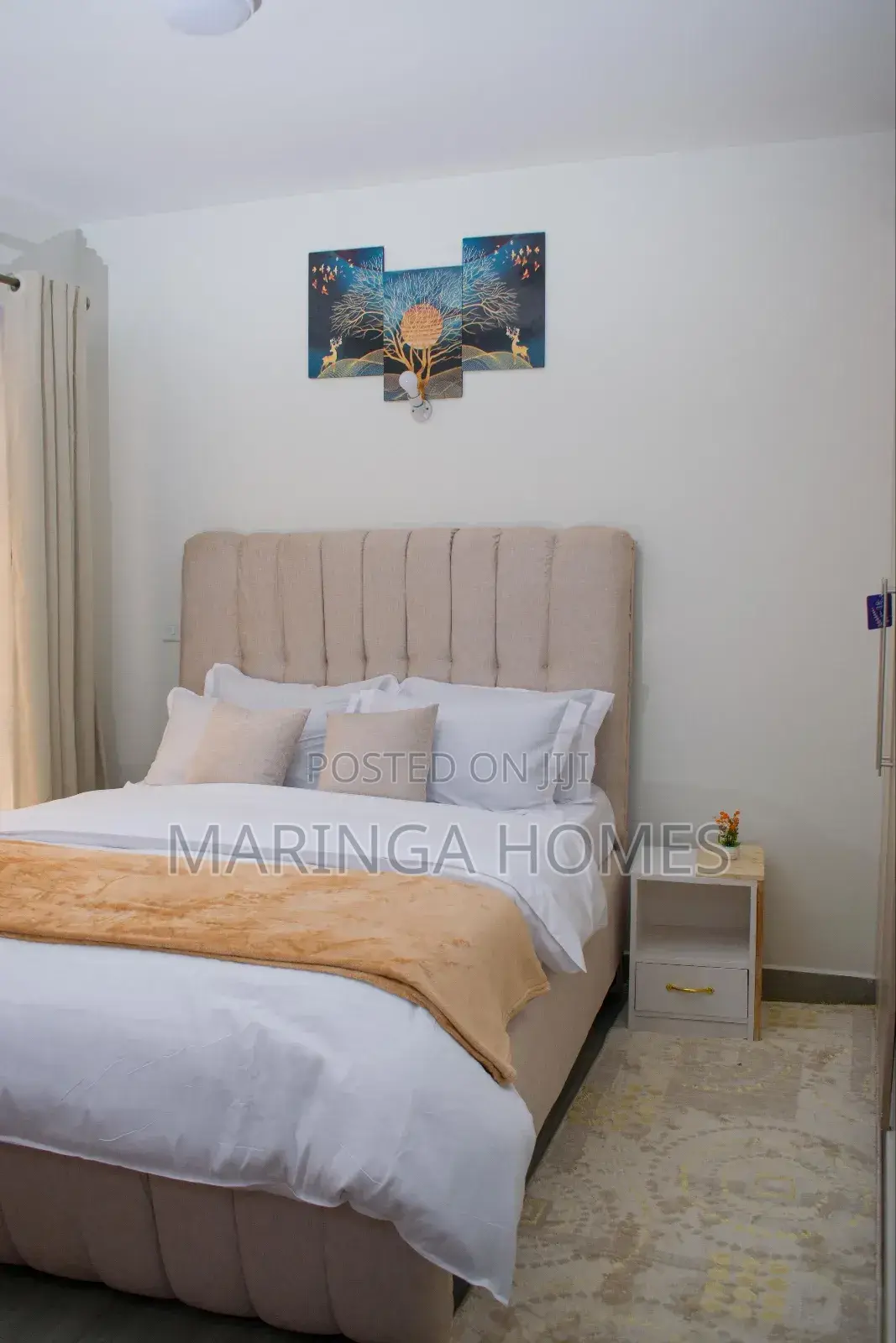 Modern Furnished Studio Airbnb in Ruaka
