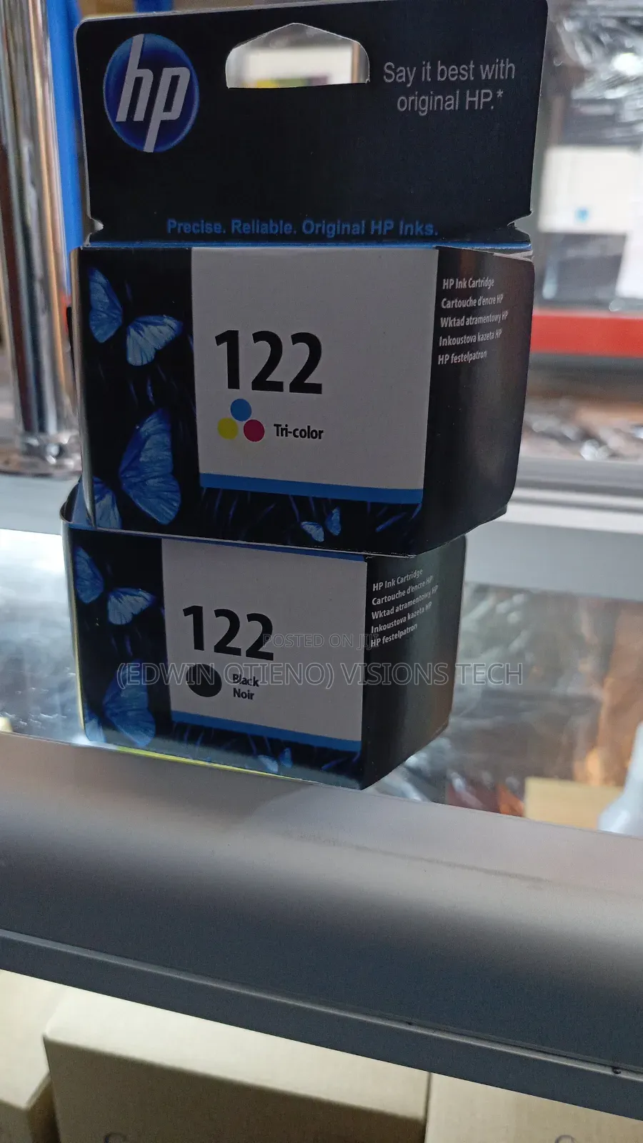 Hp122 Black And Tricolor