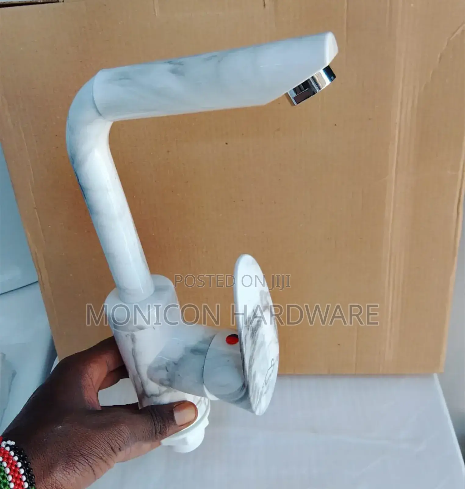 Basin Mixer Tap (White)