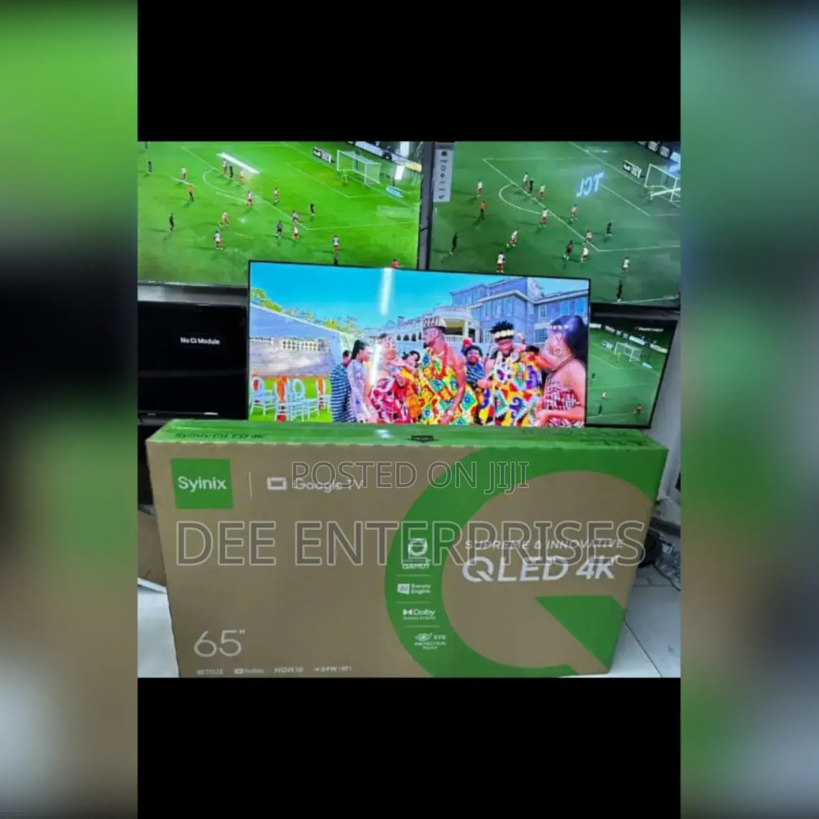 65" Syinix Qled Tv