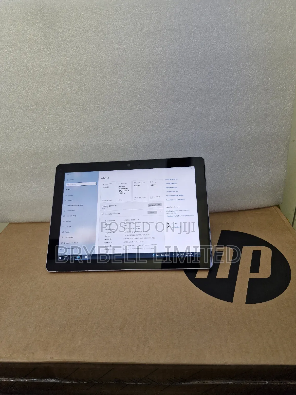 Laptop Microsoft Surface Go 8GB Intel Pentium SSD 256GB