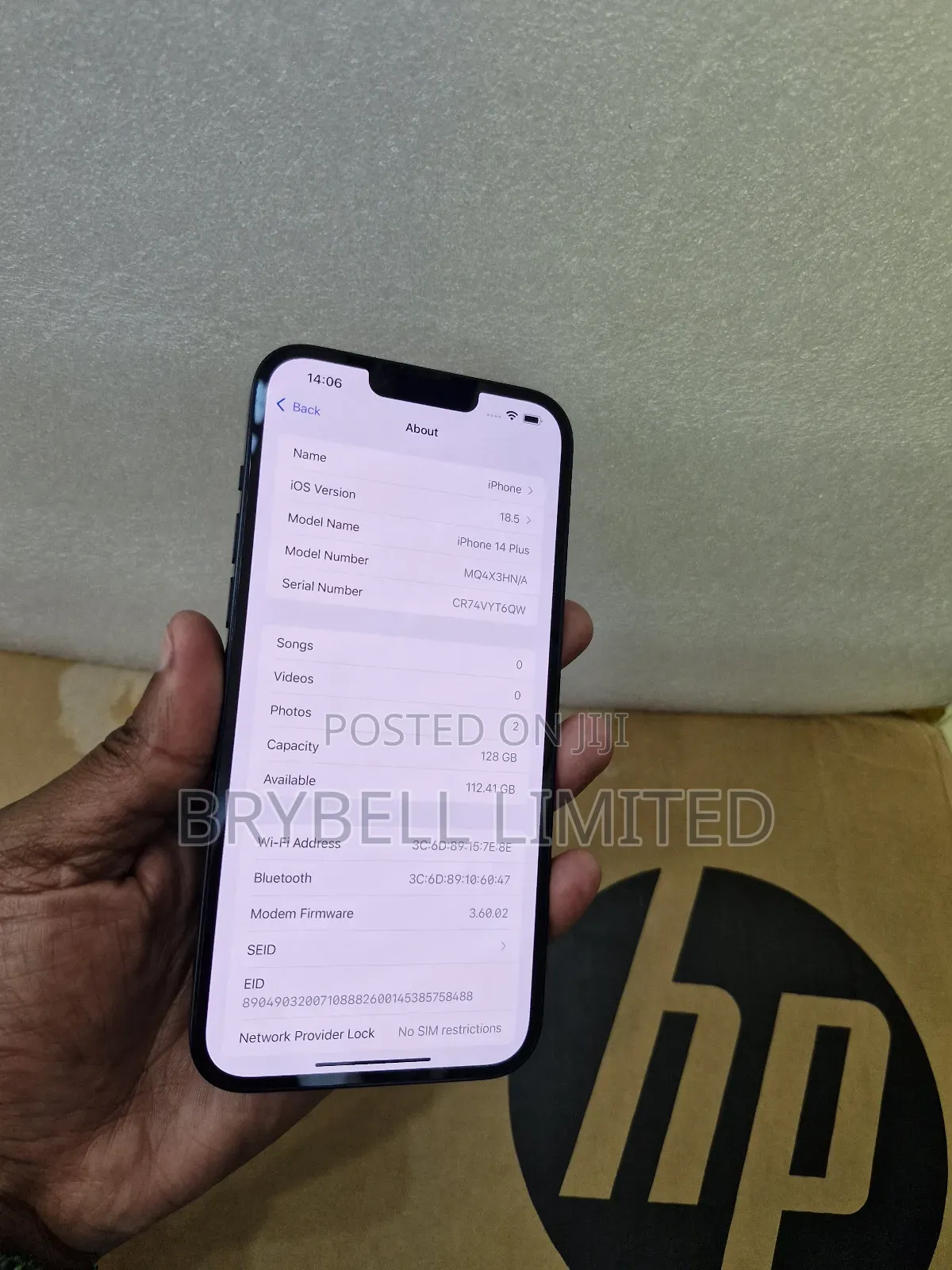 Apple iPhone 14 Plus 128 GB Black