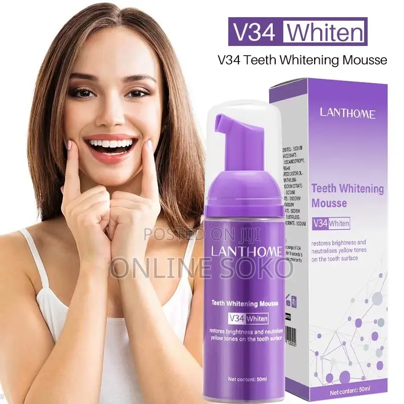 Teeth Whitening Mousse – 50ml Stain Remover Foam for Yellow Teeth