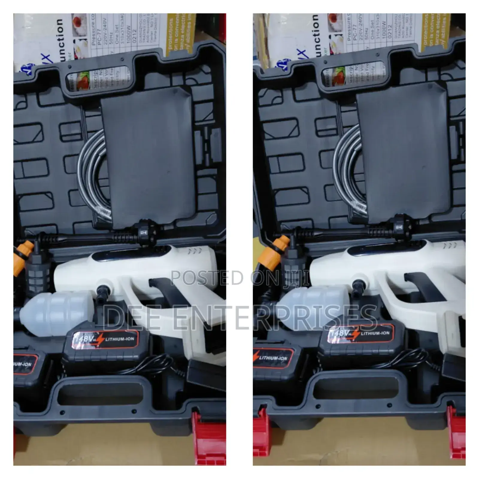 Heavy Duty Car Wash Gun Machine 2 148v Lithium Batteries