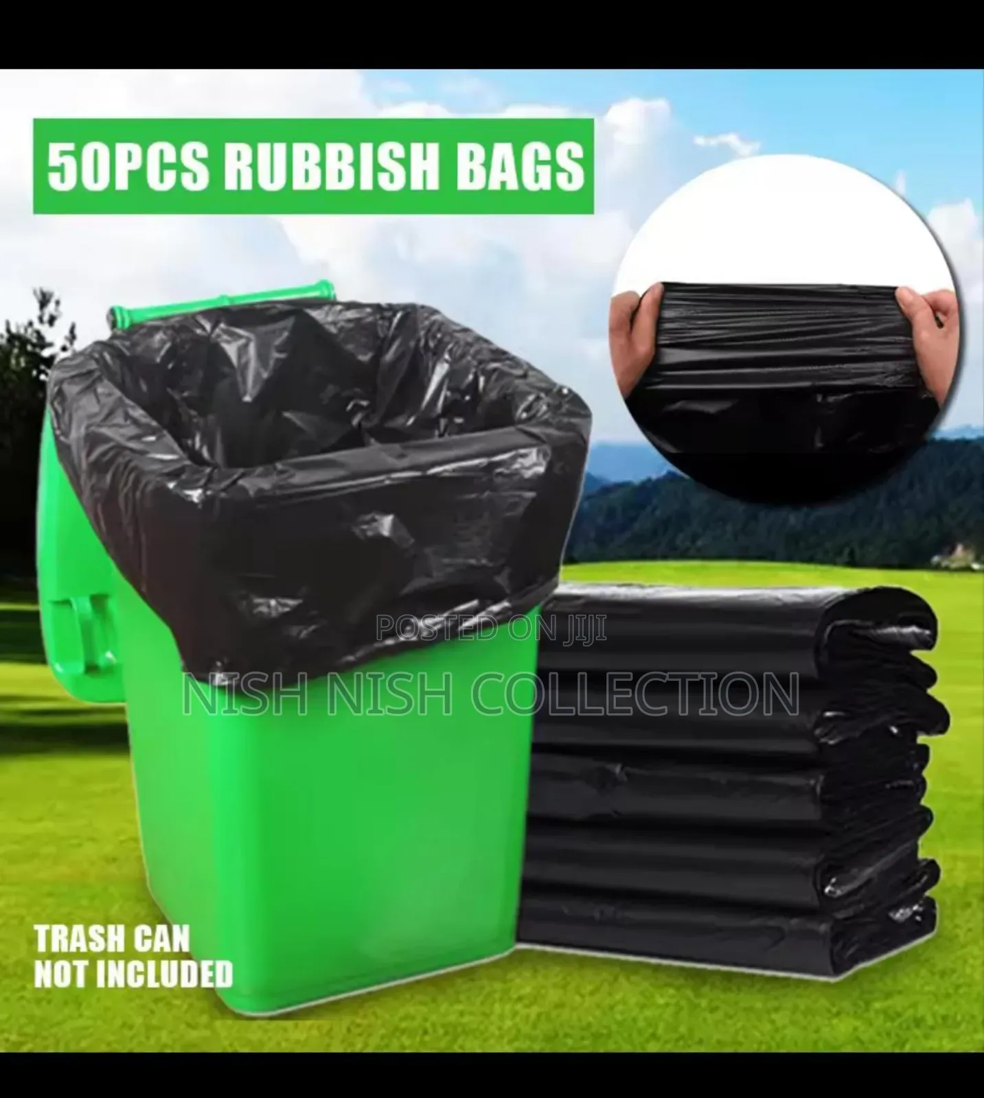 50 Pieces Large Size Garbage Bag