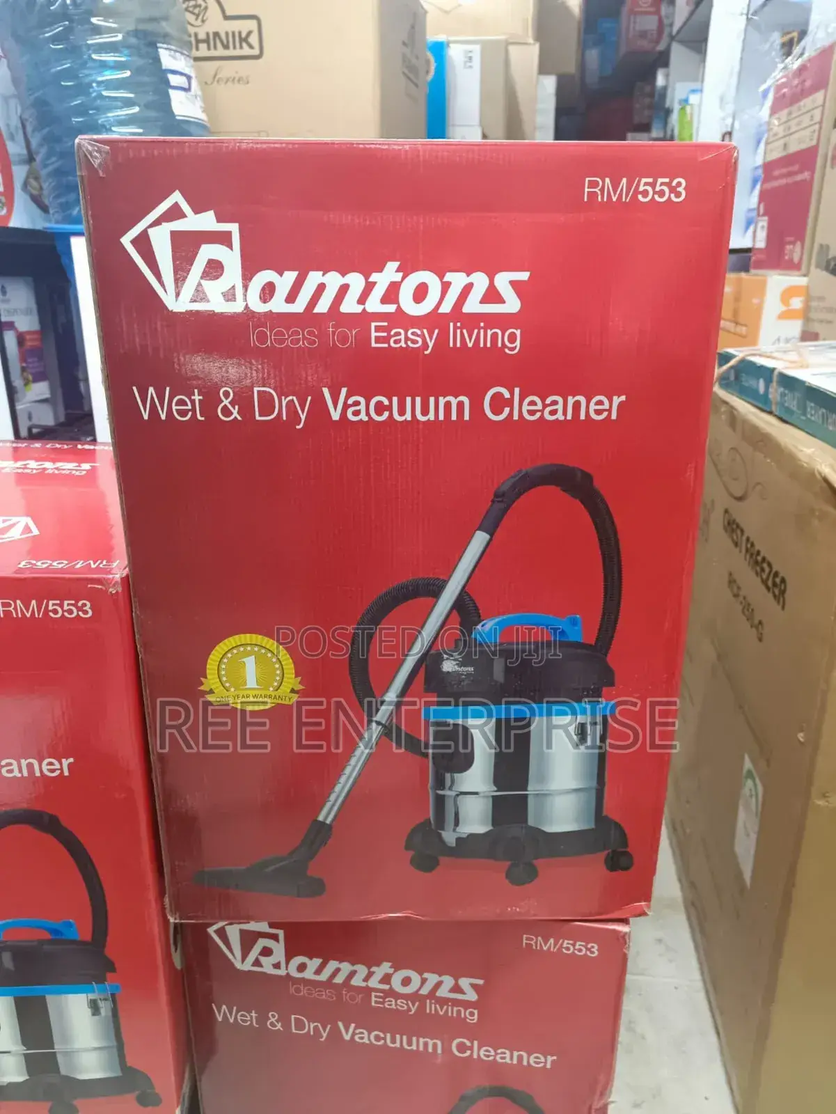 Efficient Ramtons Wet and Dry Vacuum Cleaner