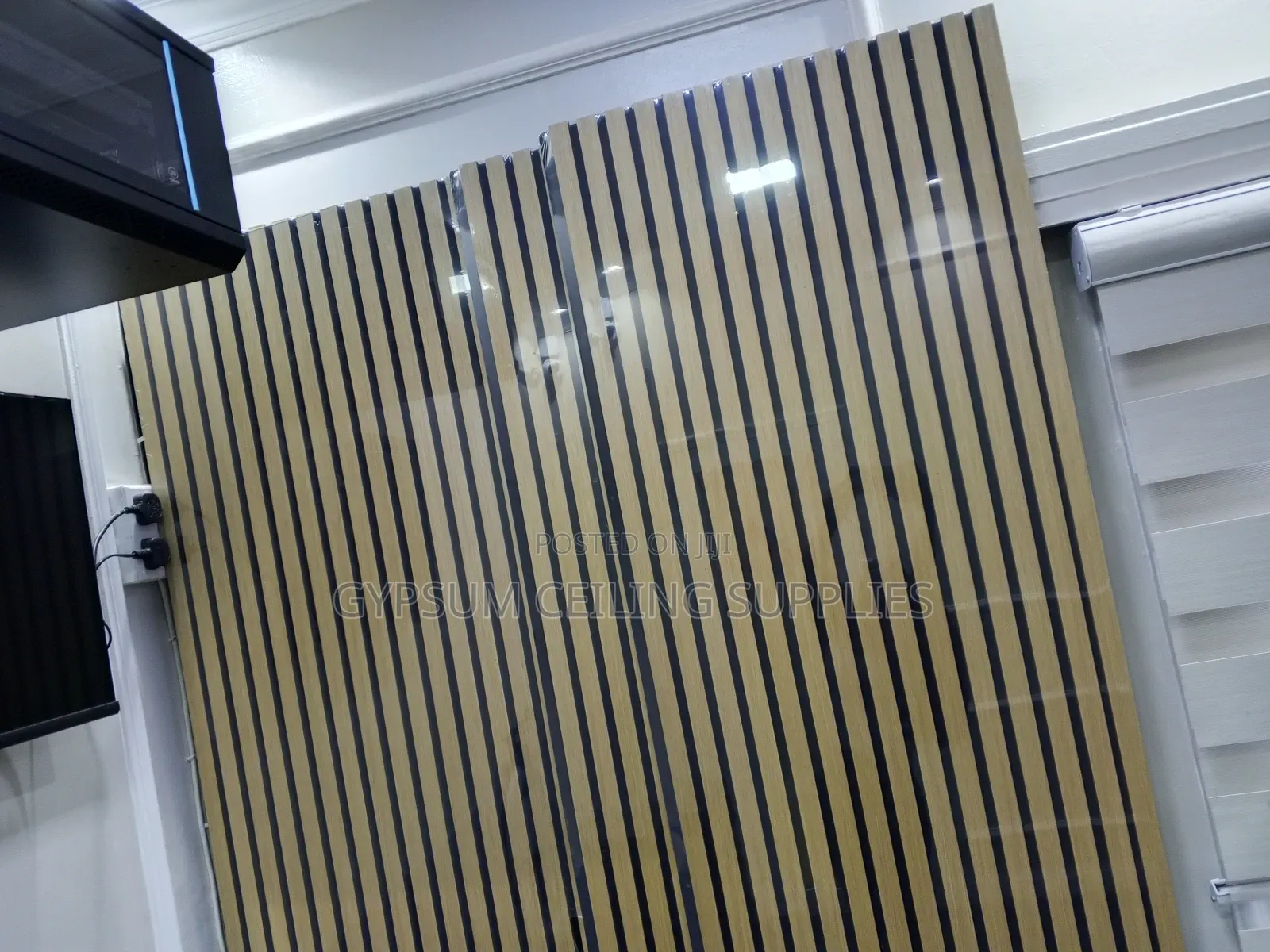 Acoustic Wood Slat Panel 0.6mx2.4m