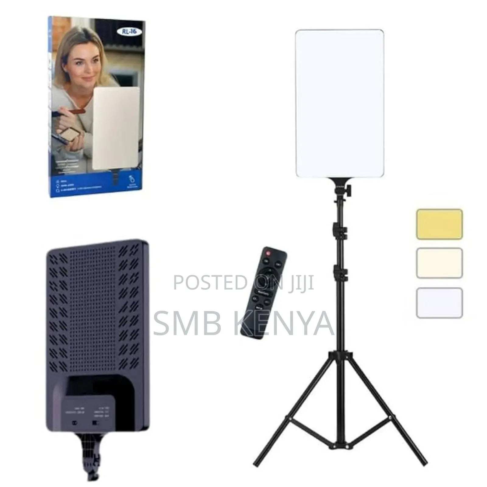 Rl-16 Led Photography Light Panel Adjustable Brightness & Color