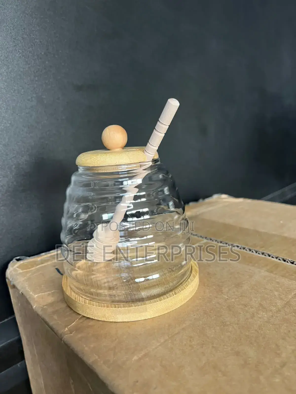 Multi-Purpose Glass Honey Storage Jars