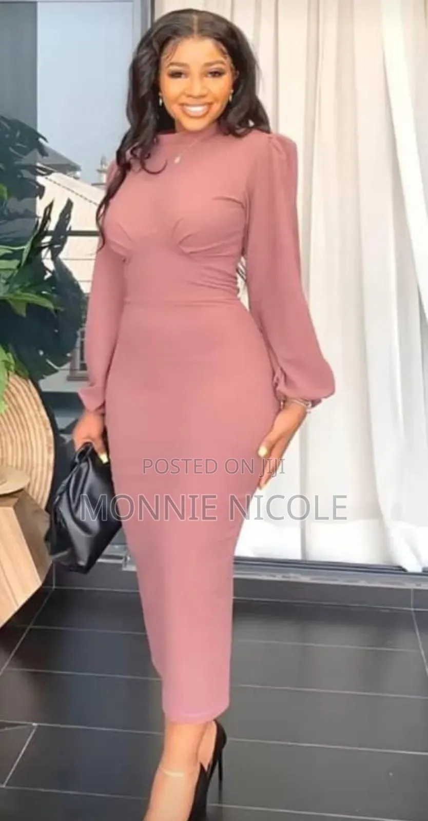 Baby Pink Dinner Dress