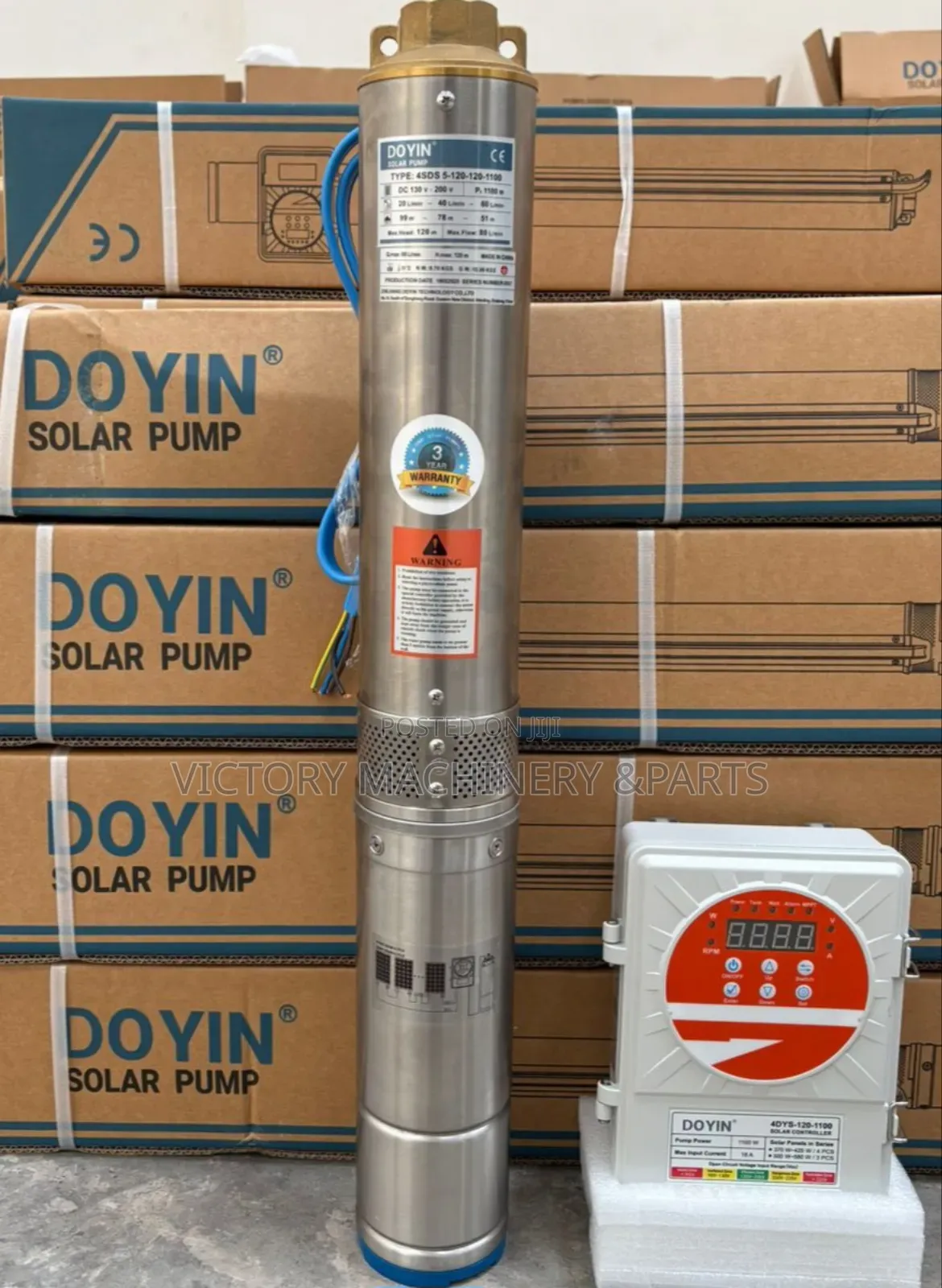 Doyin 1.5hp Dc Solar Pump 1100w