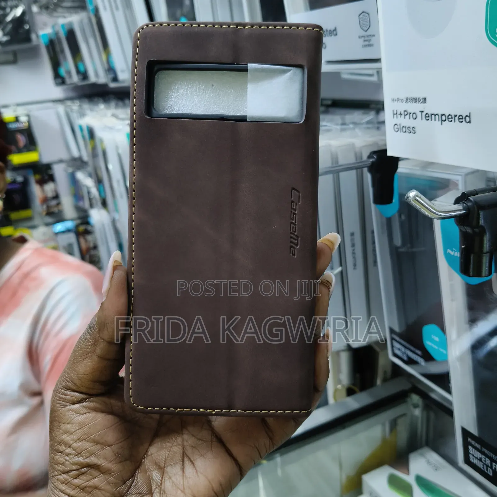 Google Pixel 8 Pro Caseme Leather Flip Cover