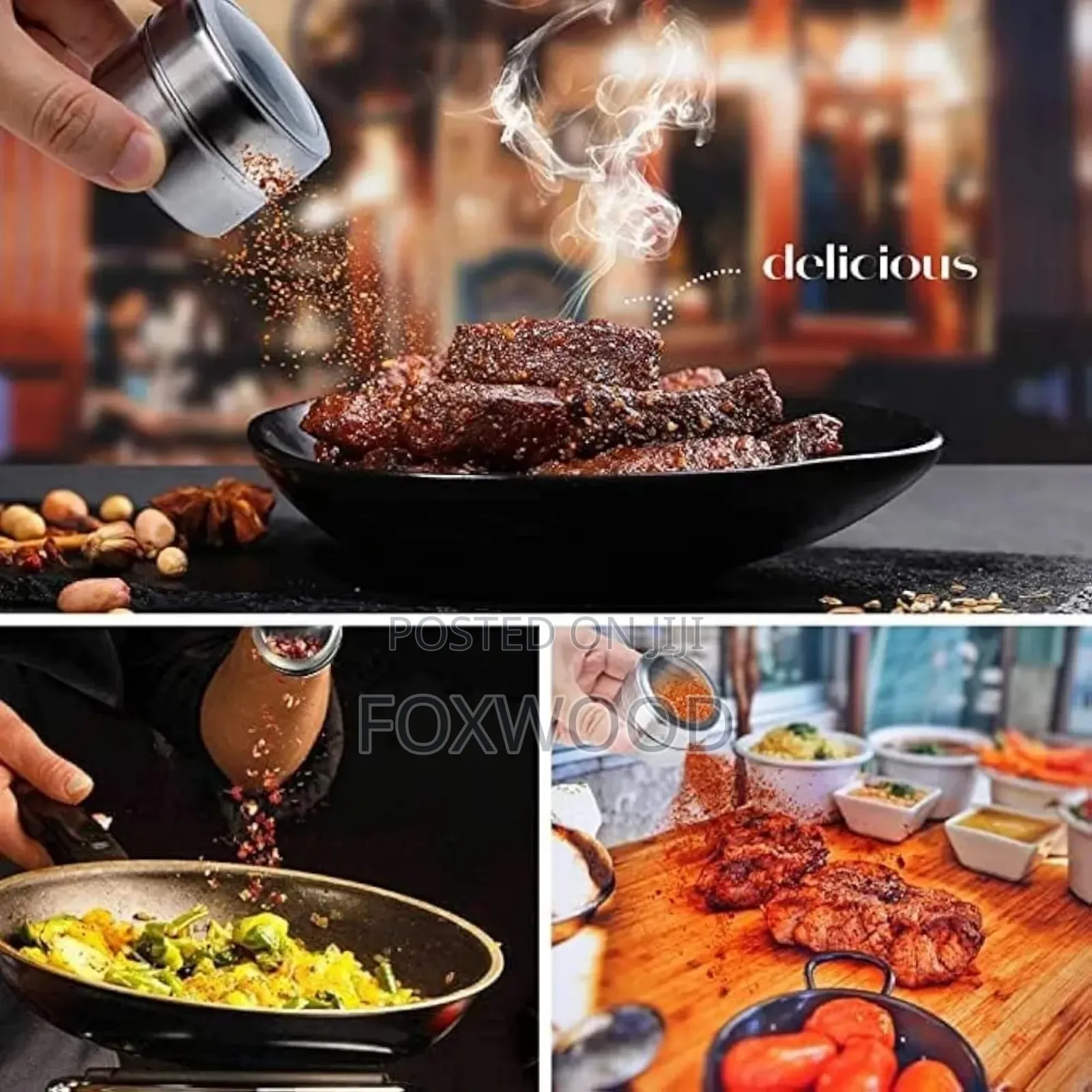 Magnetic Spice Rack 6pc