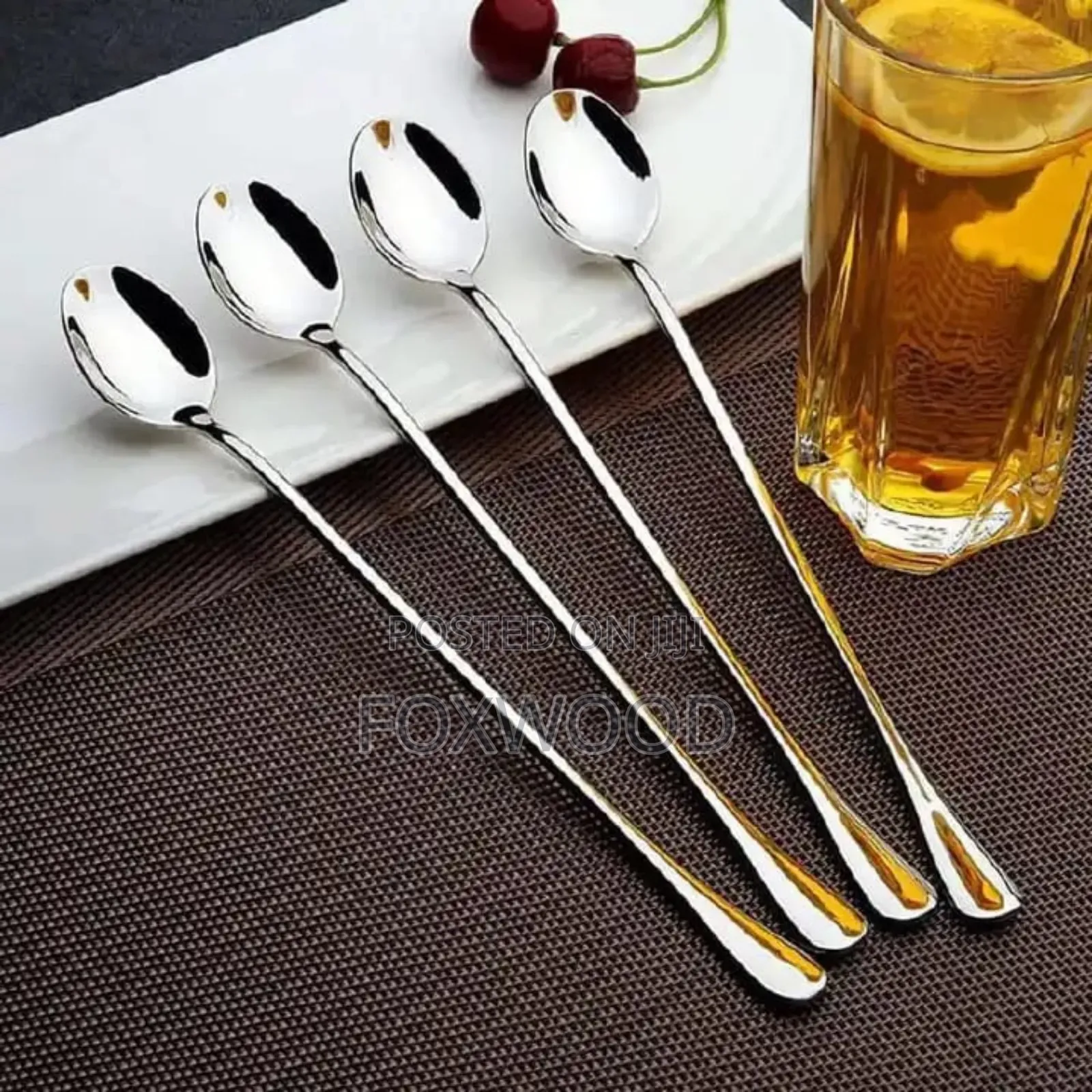 Stainless Steel Long Tea Spoon 6pcs