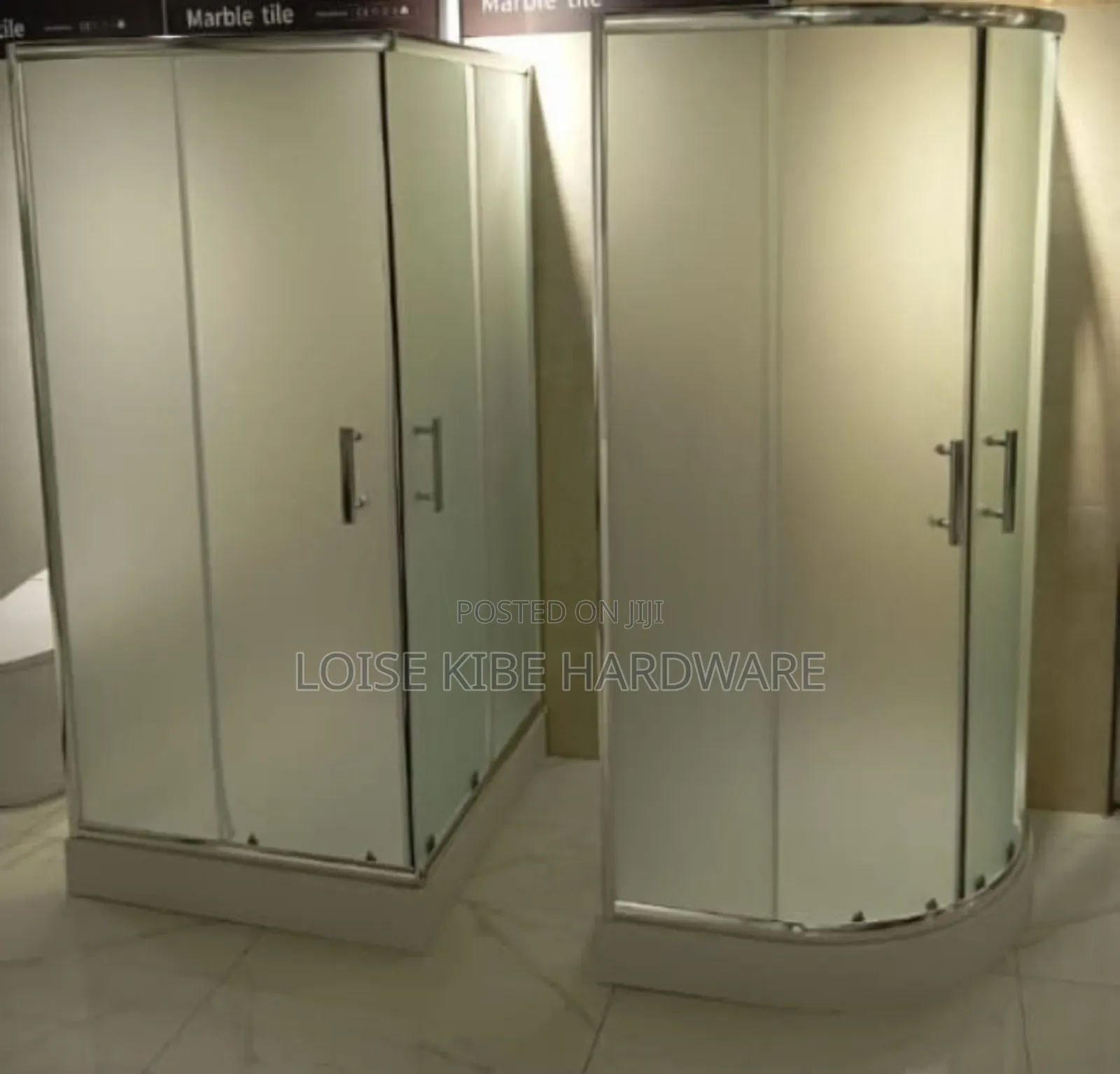 100 × 100 Squared and Curved Shower Cubicle Available