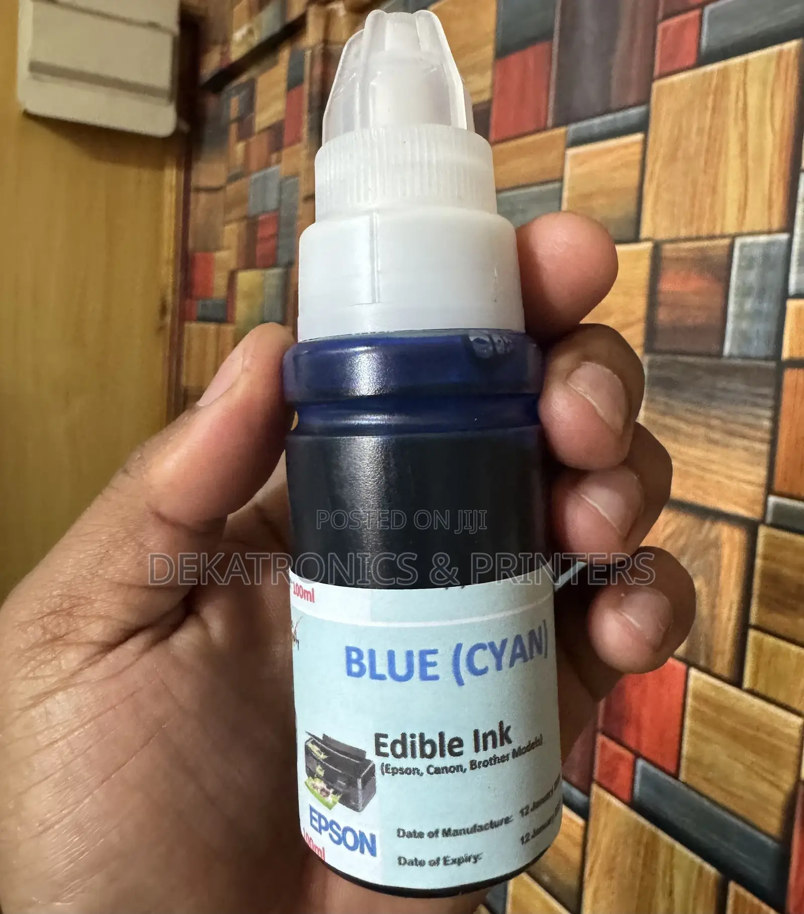 Cyan Edible Ink