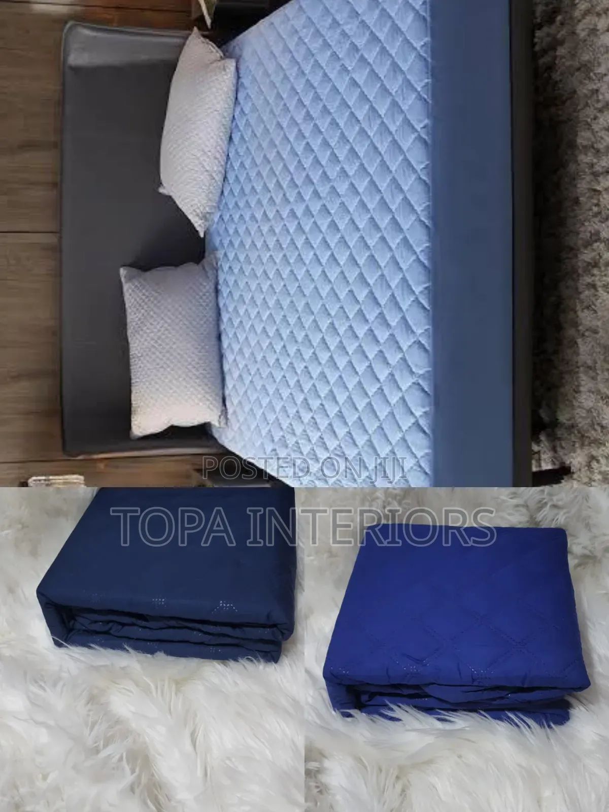 Boys Bedroom Blue Soft Waterproof Mattress Covers for Urine Protection