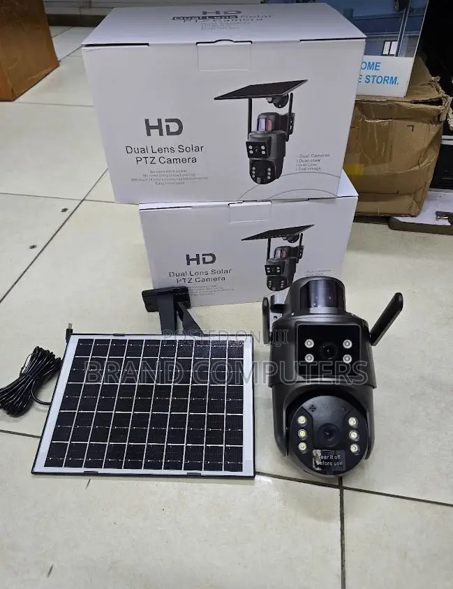 Dual Lens Wifi Ubox Solar PTZ Camera