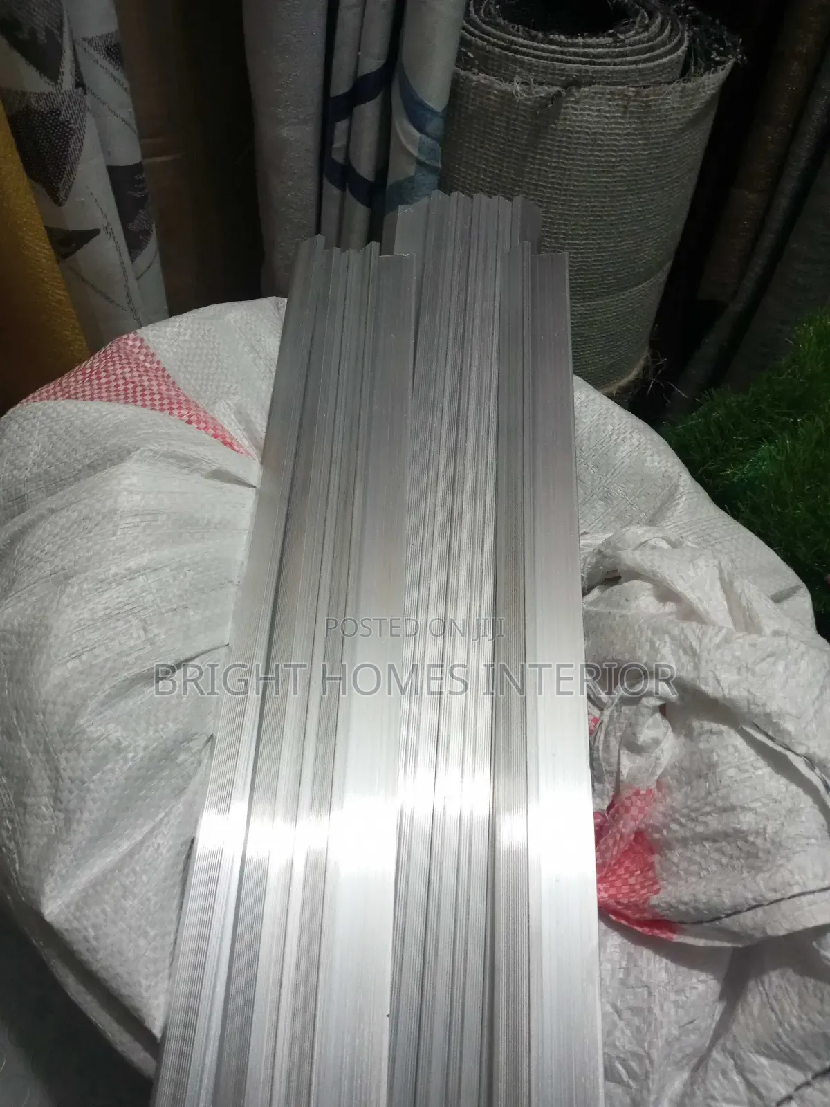 Silver Carpet Door Strip Available