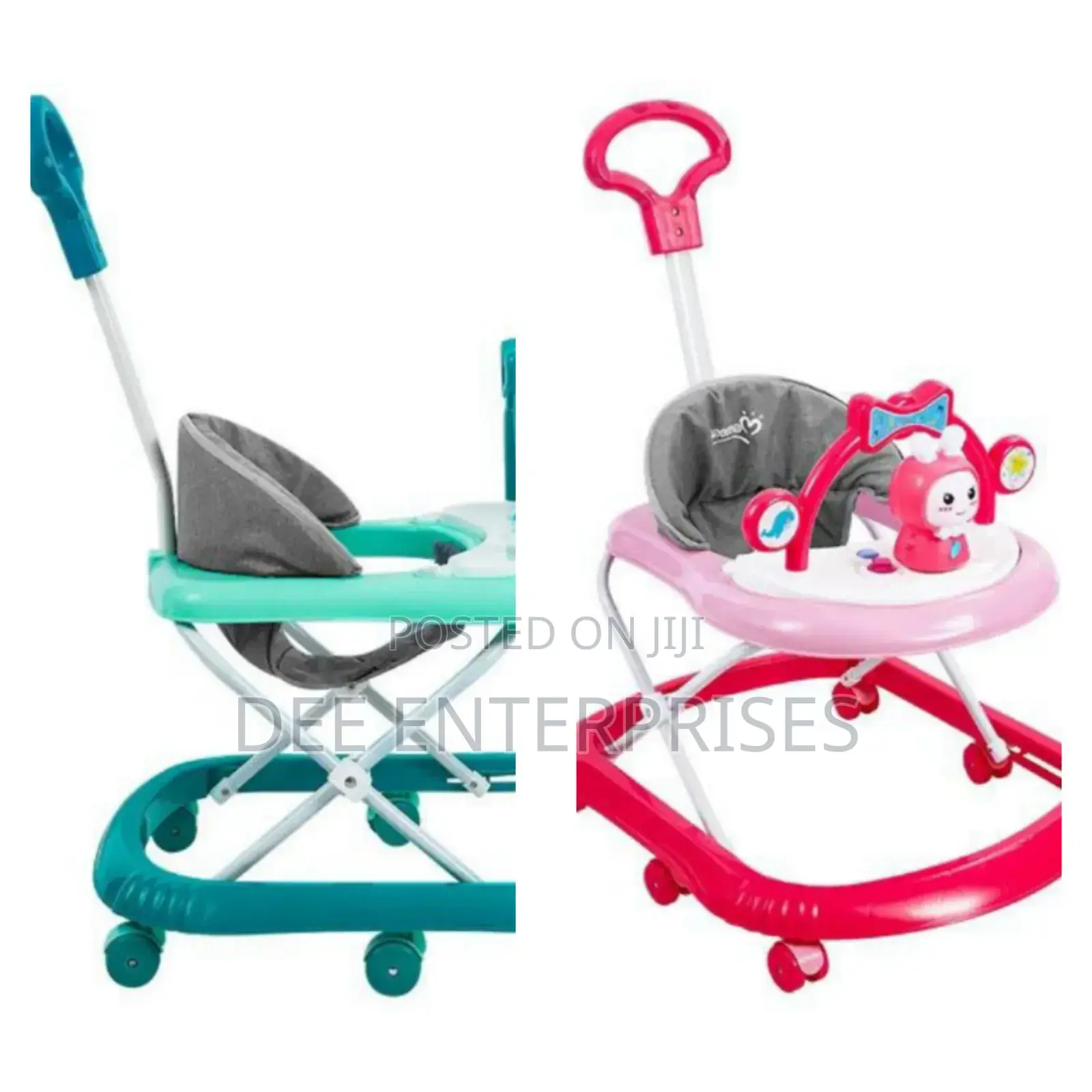 Foldable Baby Walker With Wheels, Music and Toys